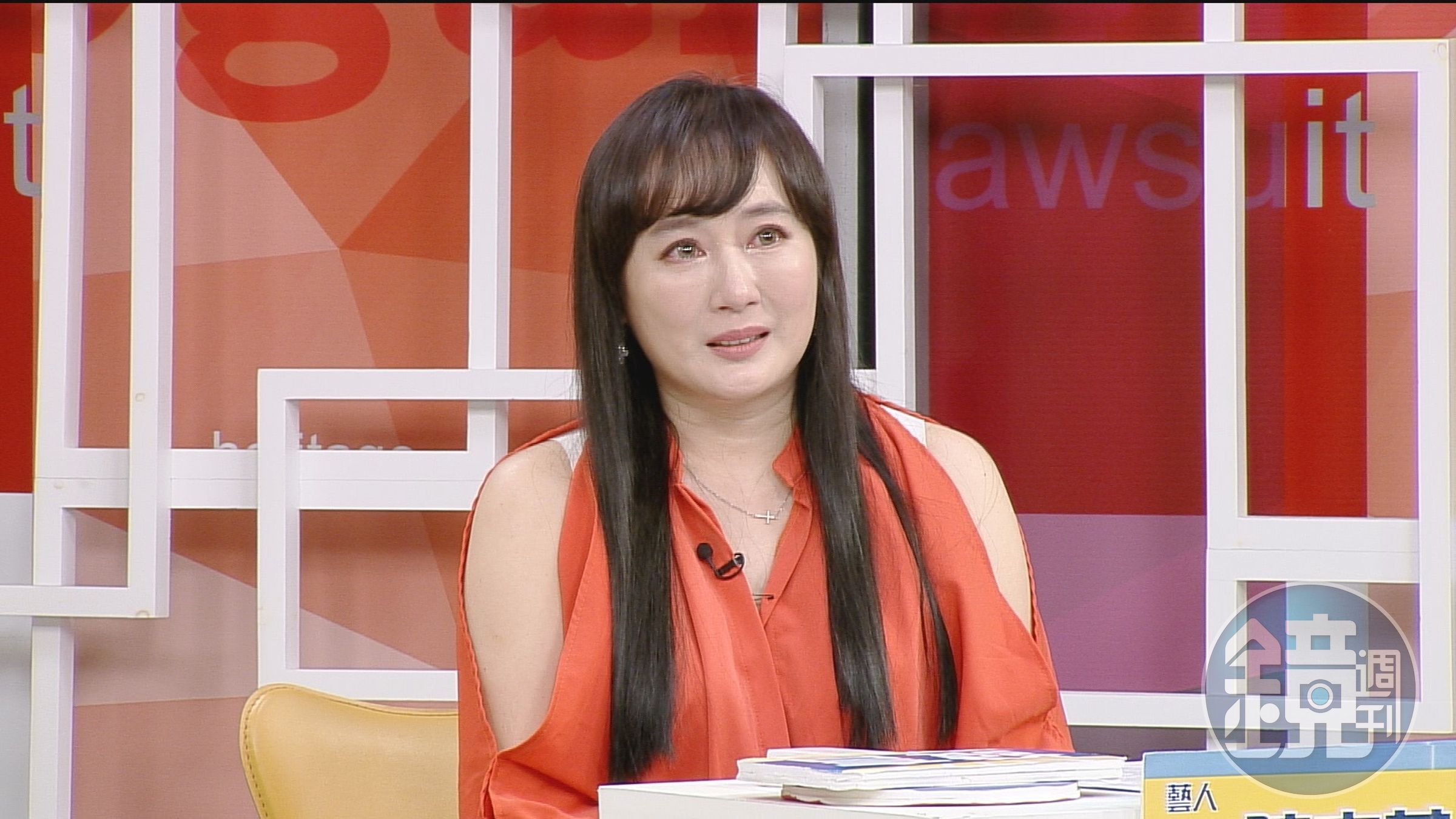 陳立芹錄影提到爸媽離婚在她心中留下陰影。(高點提供)