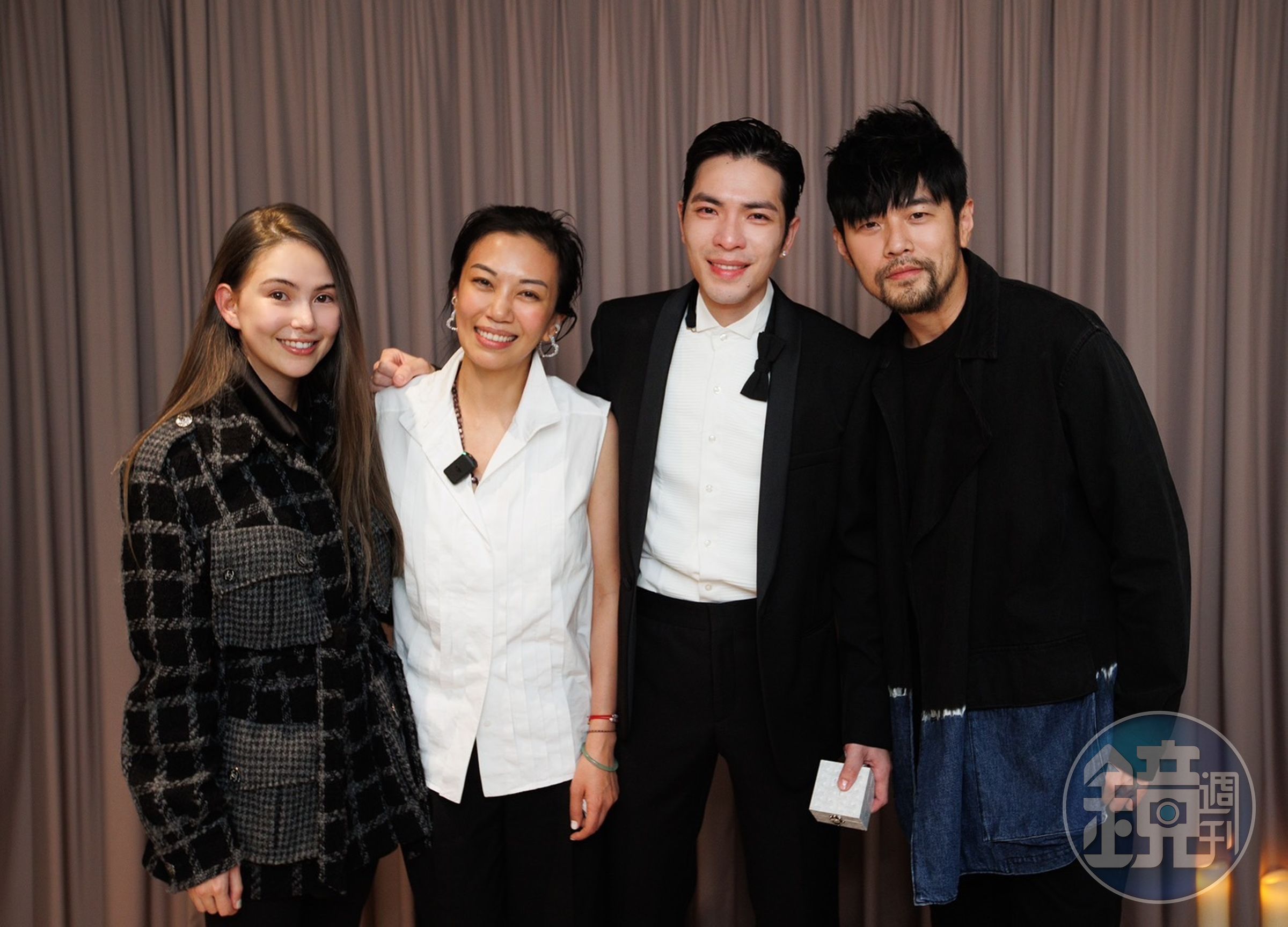 周杰倫與昆凌也目睹了求婚過程。(喜鵲提供)