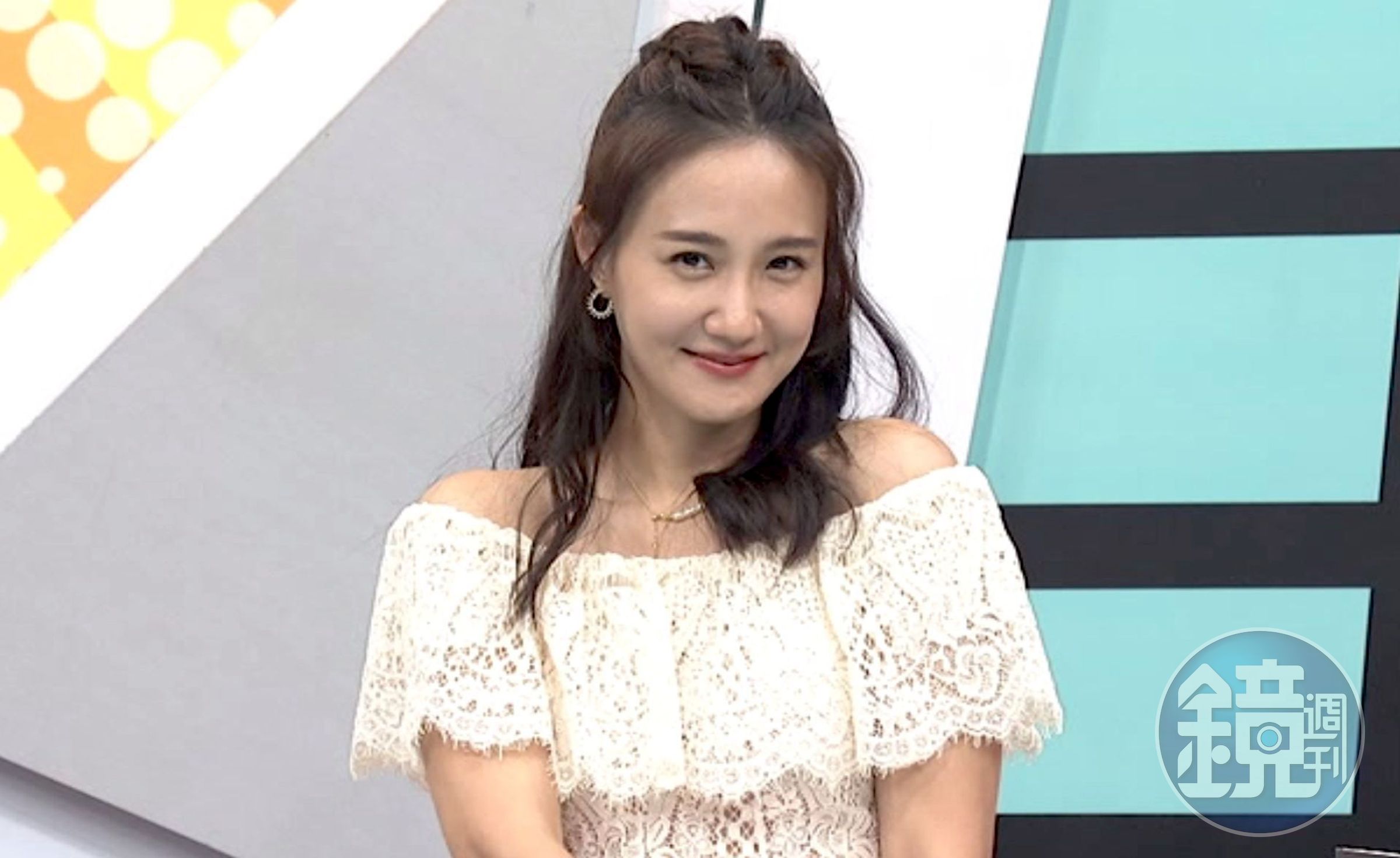何妤玟上節目錄影。（中天提供）