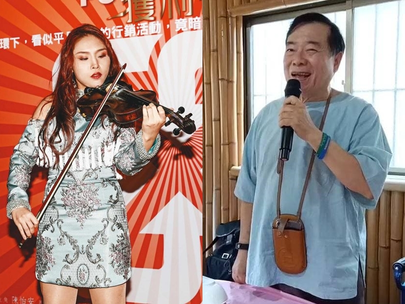 網紅李伊妍（左）直接開記者會，述說廖峻對她的所作所為。（翻攝臉書、本刊資料照）