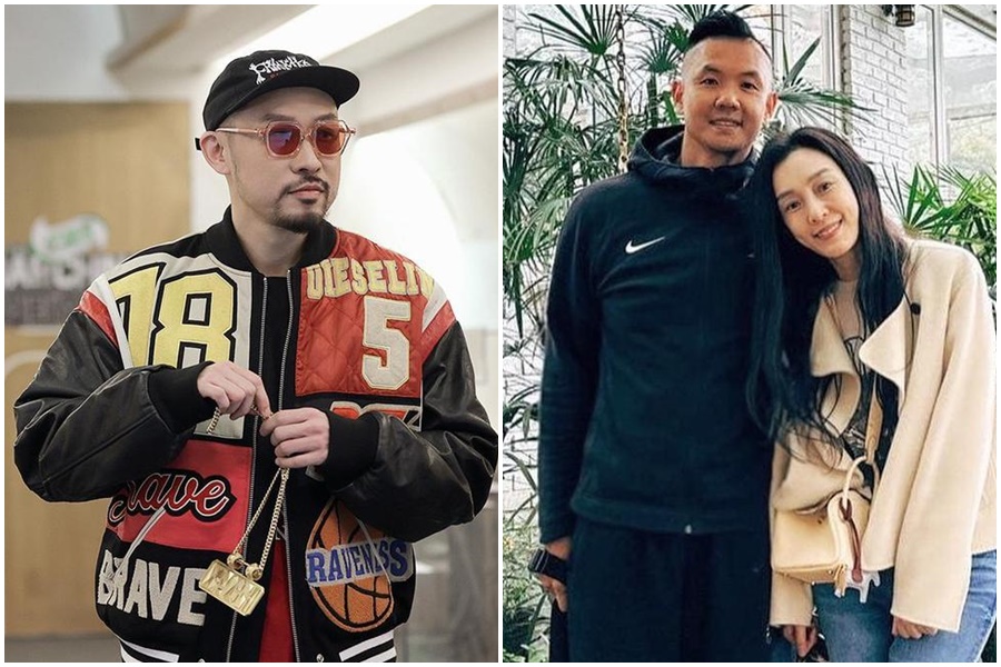 陳建州（右圖左）爆出疑似性侵風波，15年前MC hotdog熱狗（左）在節目上的饒舌片段被網友喻為先知。（左圖愛奇藝國際站提供，右圖翻攝自陳建州臉書）