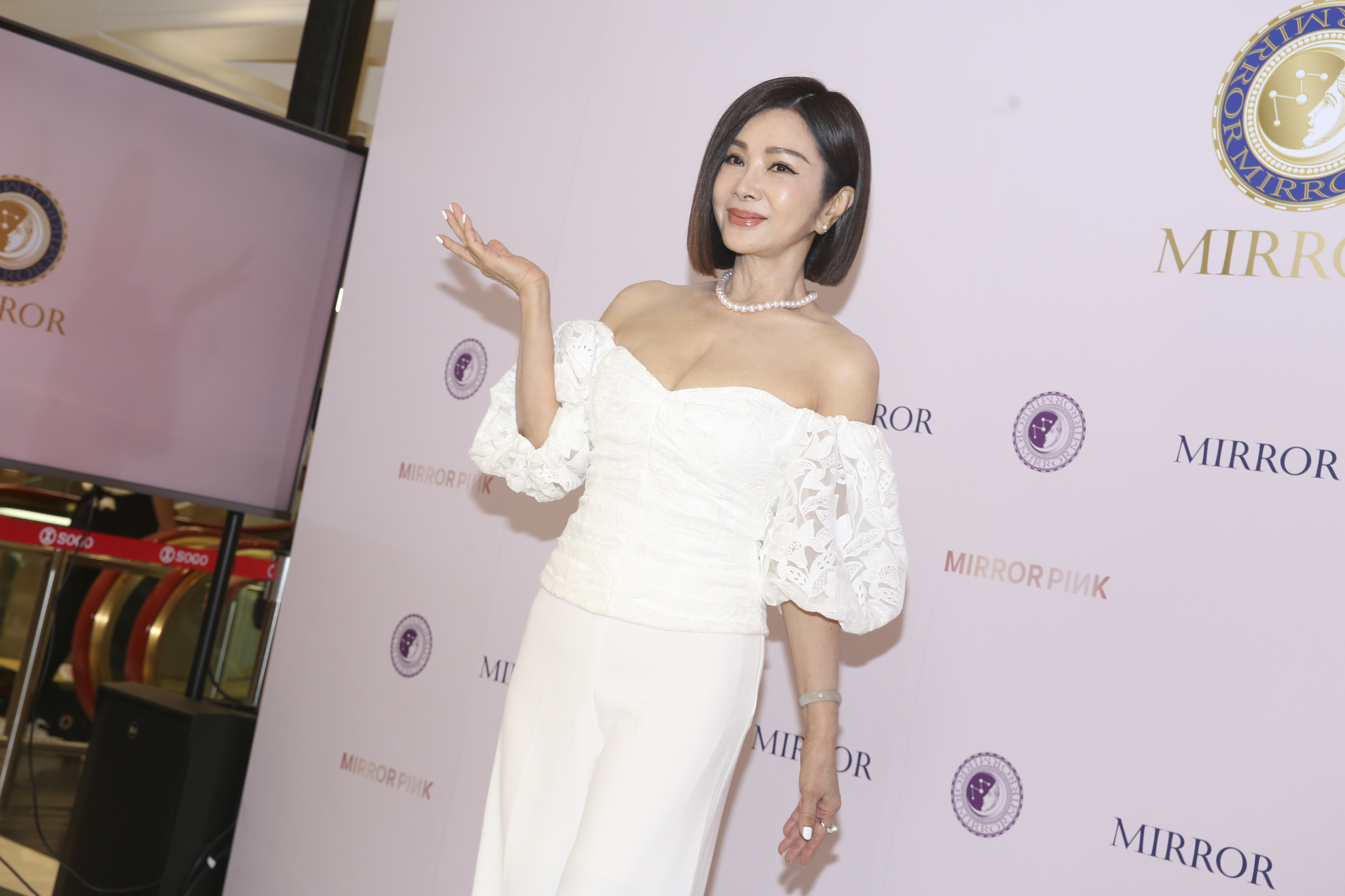陳美鳳出席品牌活動。