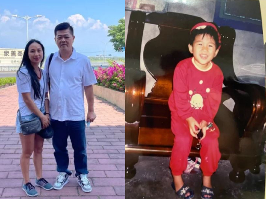 易女被領養後在美國長大，一直想拼湊起在台灣的記憶，還找回當時照顧她的員警許順和，當面道謝。（翻攝照片）