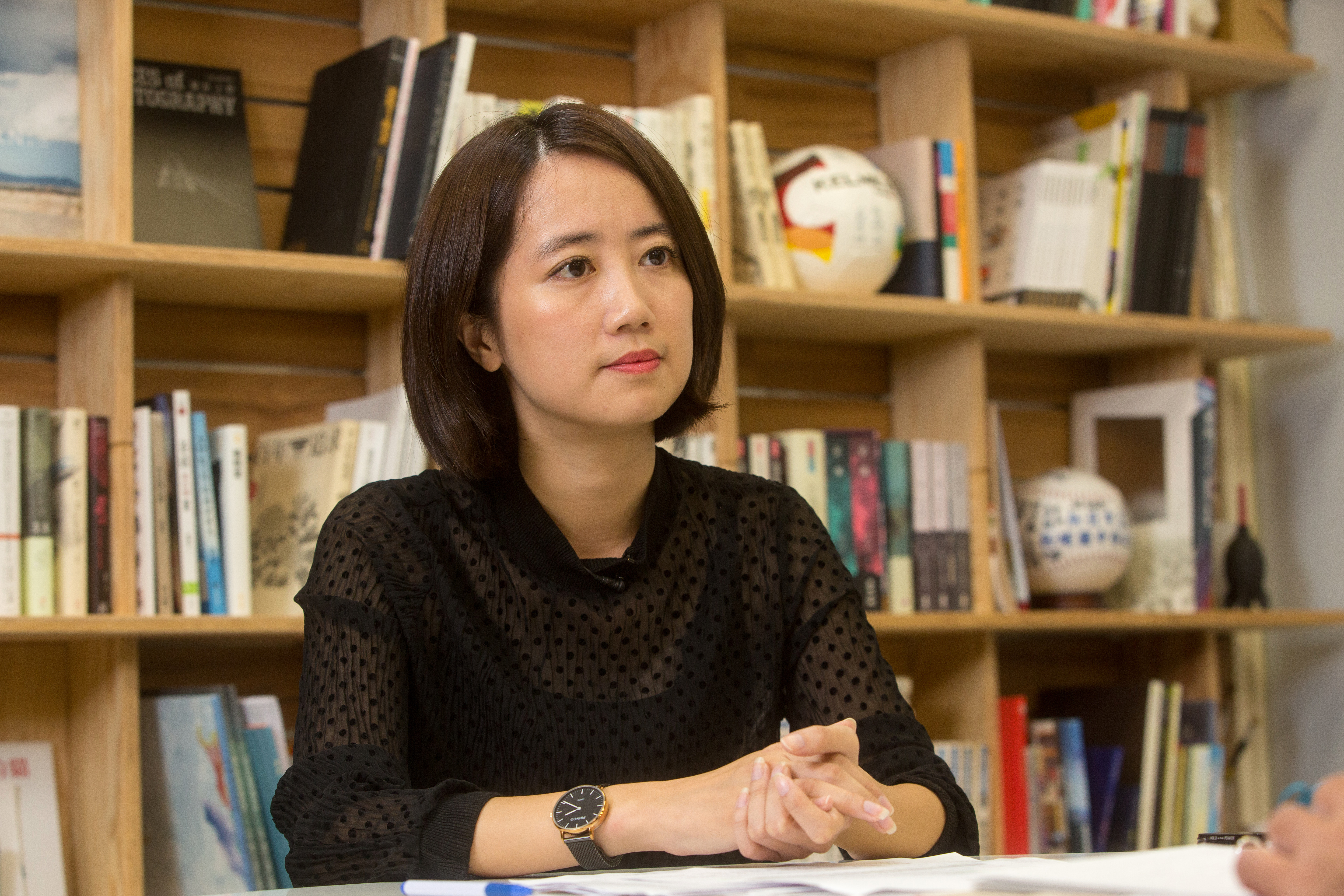 市議員戴瑋珊（圖）指自己遭侯市府提告，對此新北市發聲明表示從未提告，「顛倒黑白」。（本刊資料照）