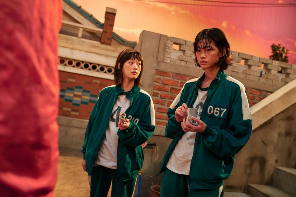 網友認為《魷魚遊戲》女性角色偏少，期待第二季能有多一些女演員。（Netflix提供）