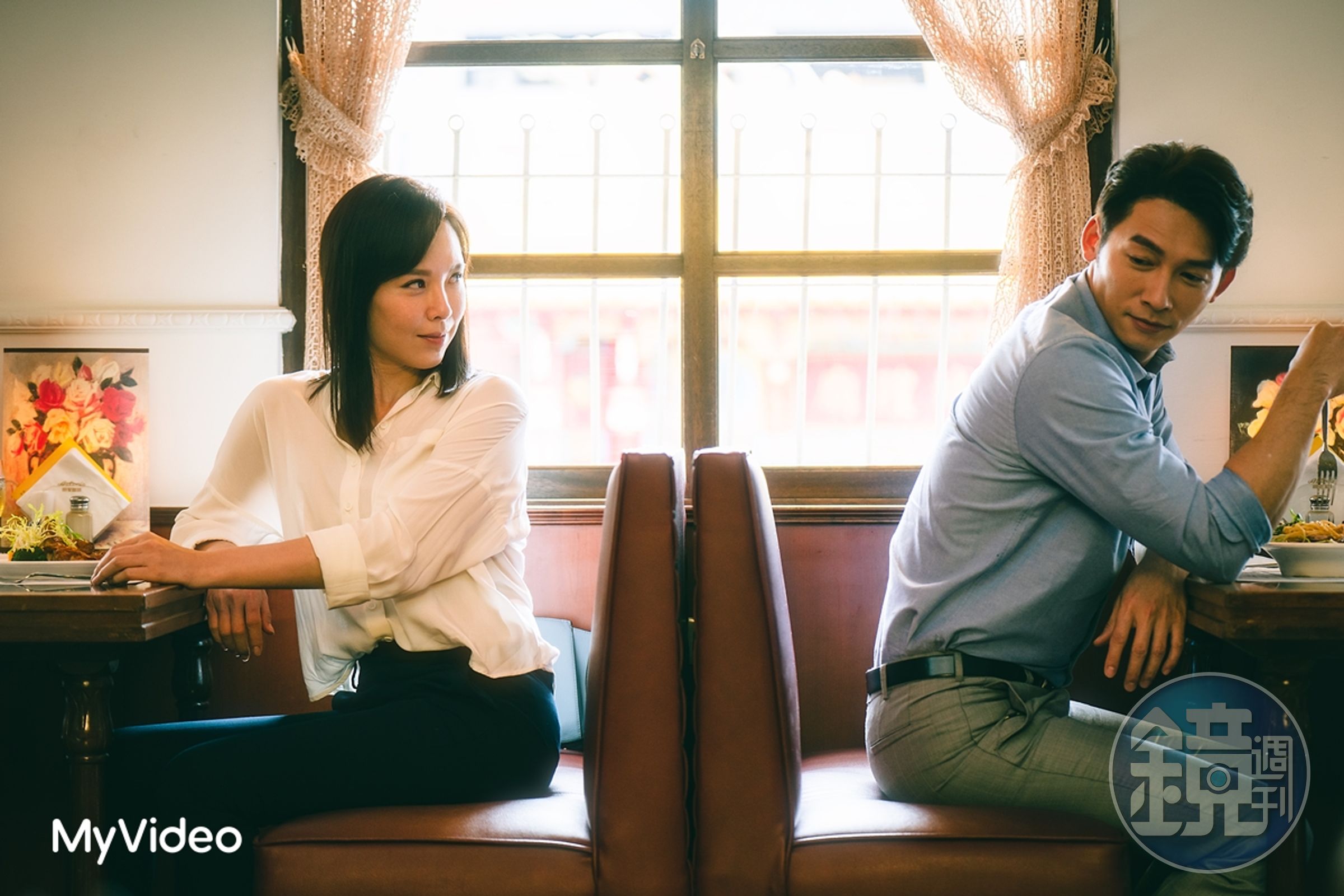 《最佳利益2-決戰利益》温昇豪(右)形容和天心合作「爽朗自在」。(MyVideo提供)