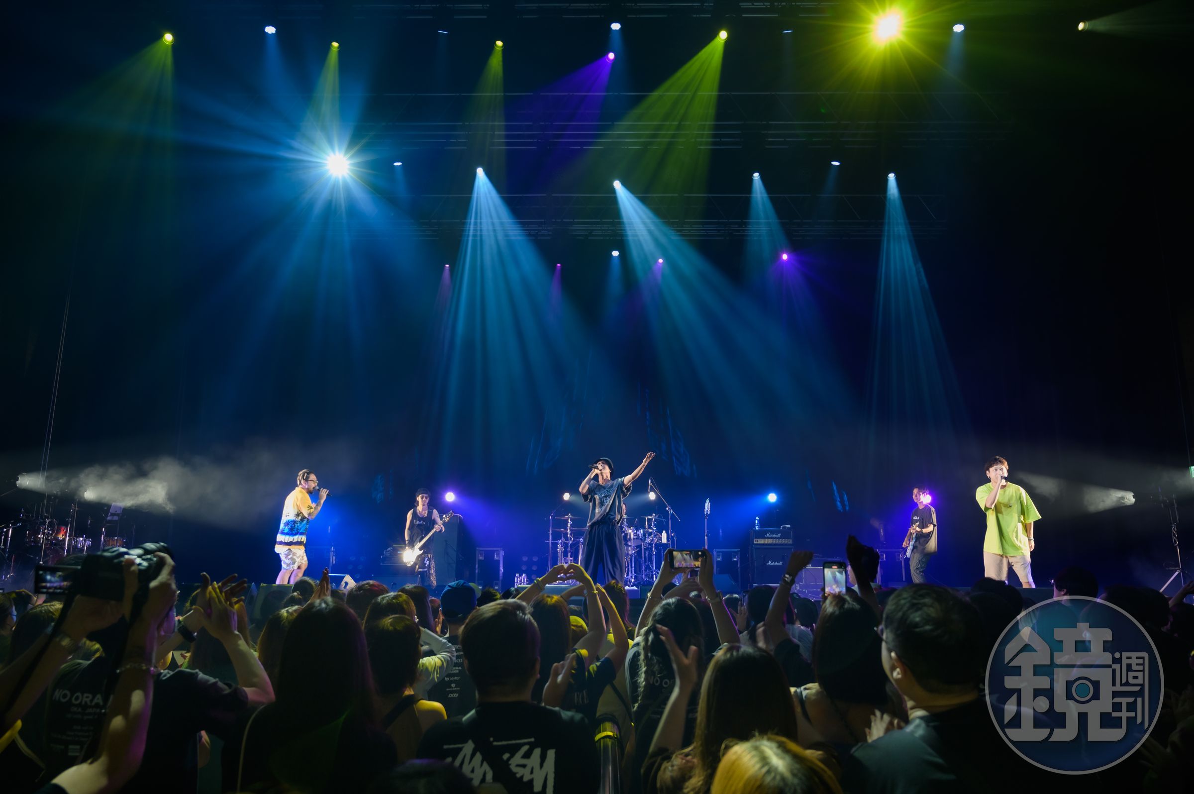 ORANGE RANGE睽違四年在台開唱魅力依舊,台下粉絲跟著一起熱唱夯曲。(Zepp New Taipei / 大鴻藝術BIG ART提供)