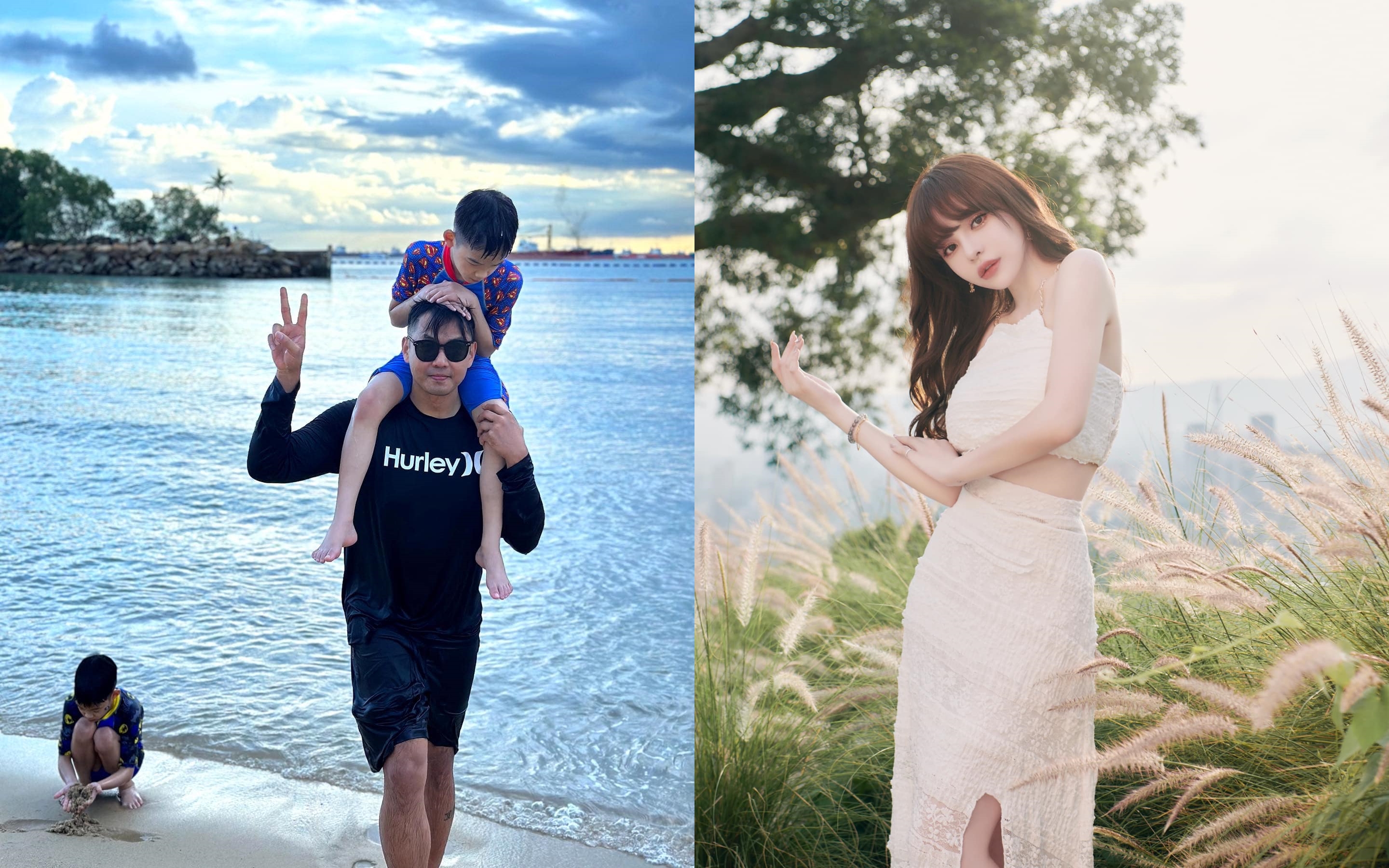 當年《我愛黑澀會》節目中的老大黑人因為#MeToo出事，詩亞（右）有感而發。（翻攝臉書）