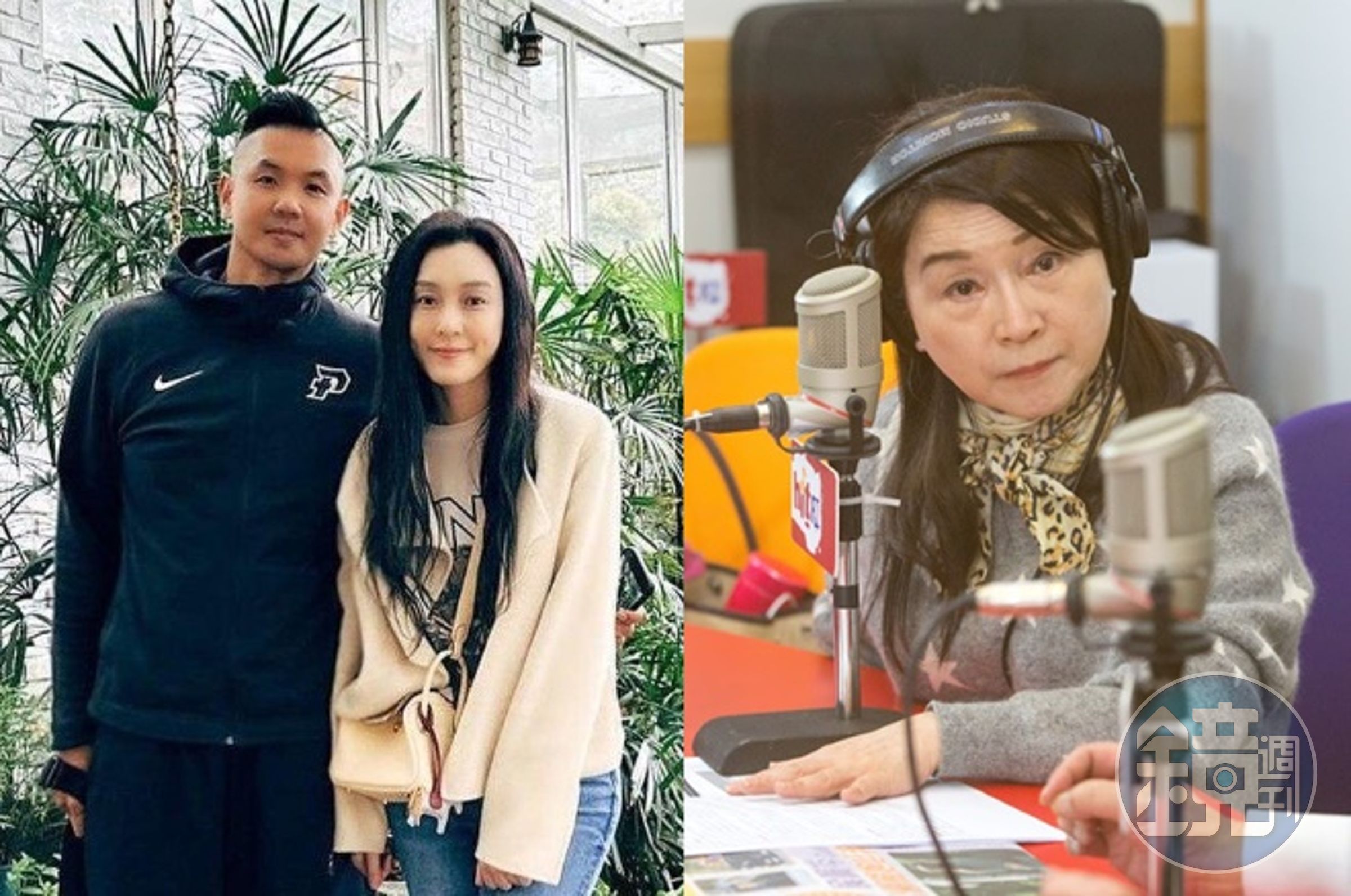 資深媒體人周玉蔻(右,本刊資料照)看完范瑋琪(左,翻攝自陳建州臉書)的護夫宣言後直接大吐槽。