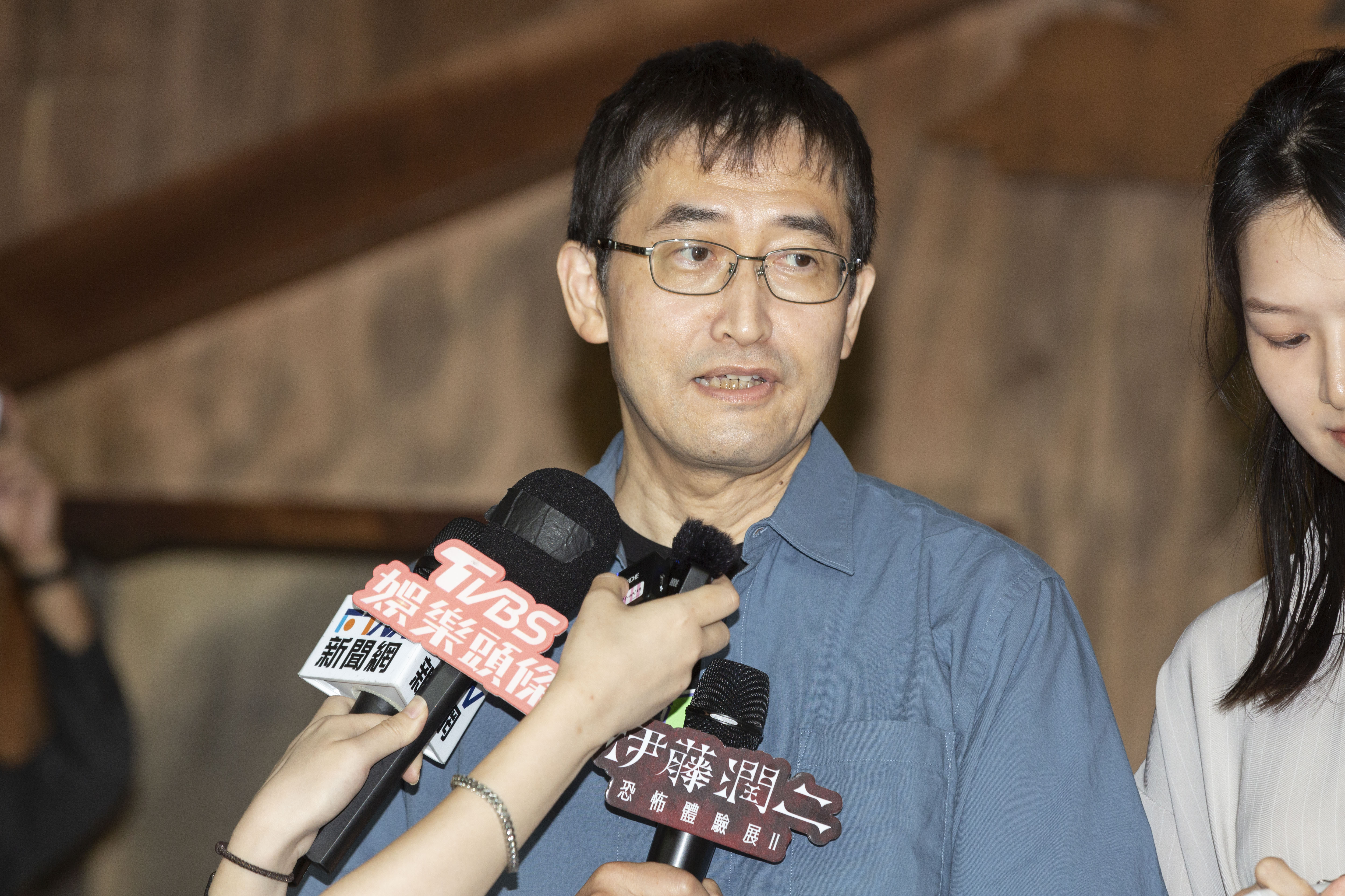 伊藤潤二今受訪時聊到台劇《聰明鎮》,透露已經觀賞成品,且非常滿意。