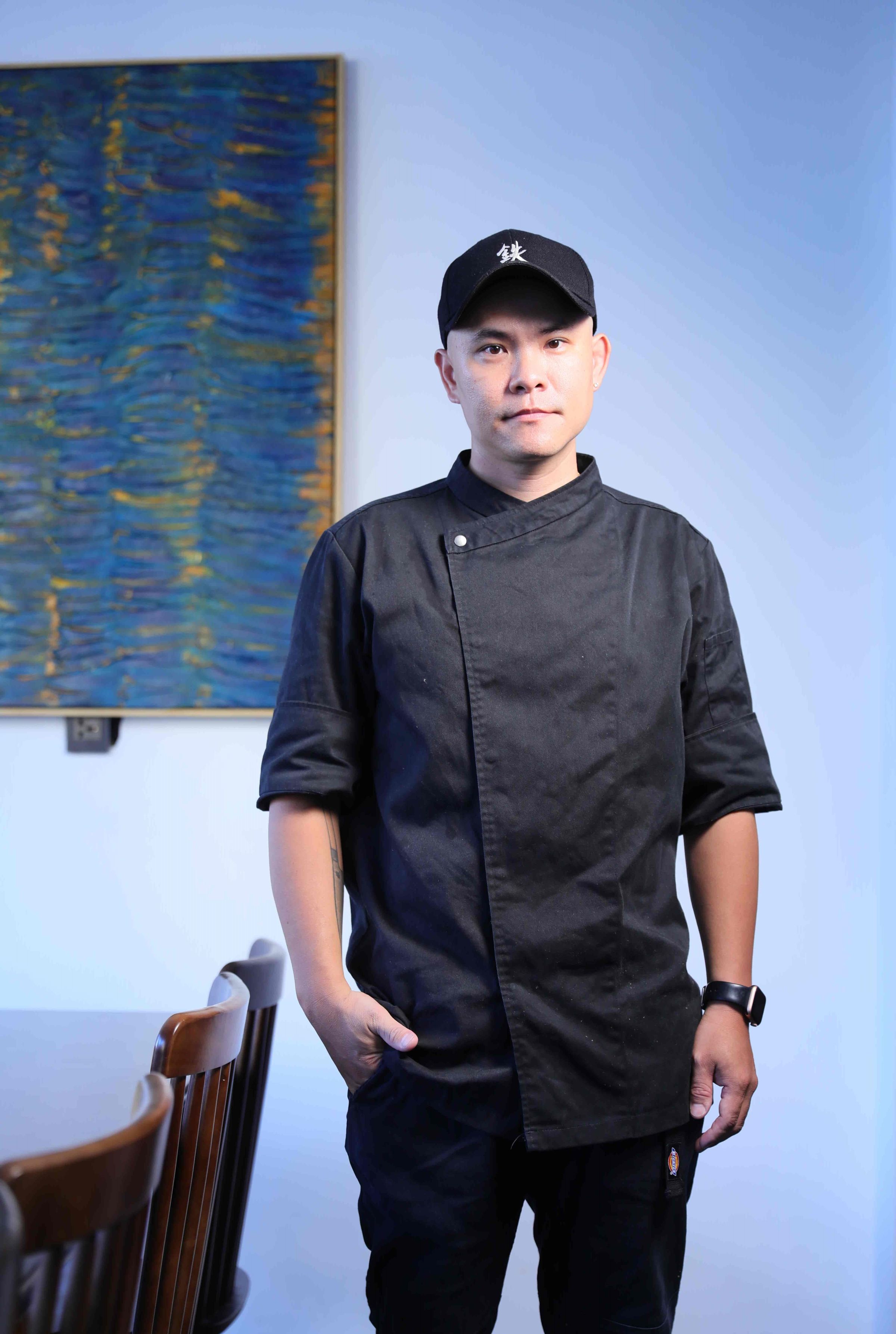 David過去曾任職於鐵板燒連鎖店，就此喜歡上能第一時間感受到客人反饋的料理創作方式