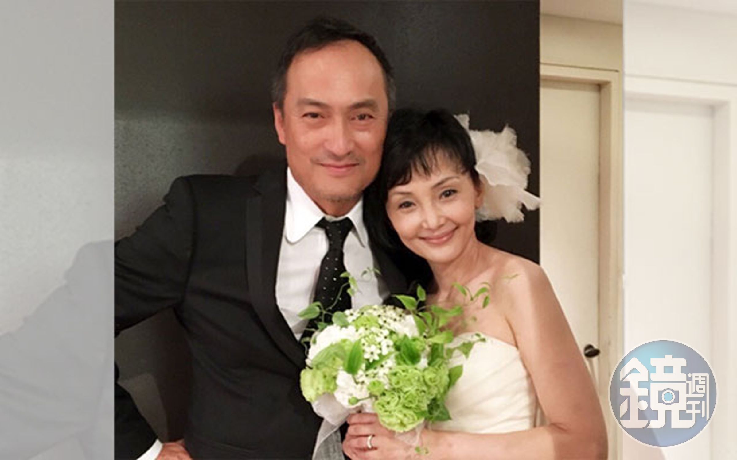 渡邊謙(左)與南果步2005年再婚,但5年前正式離婚。(網路圖片)