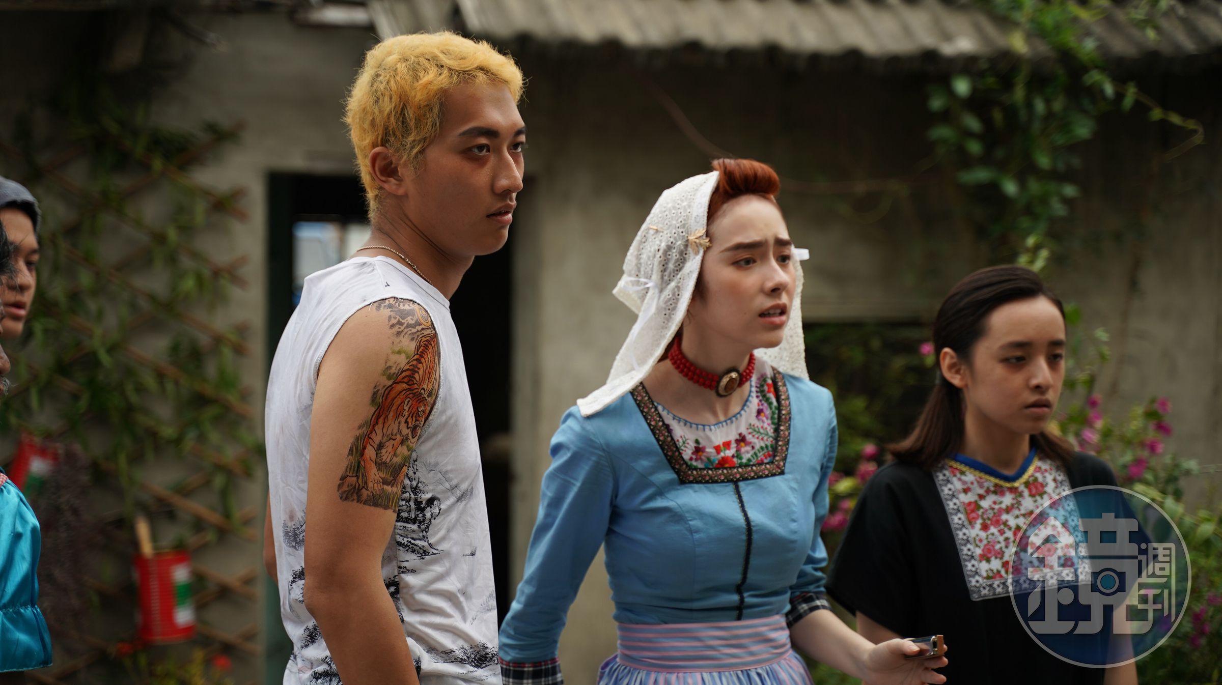 《百味小廚神 中元大餐》飾演鬼魂的林澤凱（左）和林奕嵐恰好在今年都獲選為台北電影節「非常新人」。（紅衣小女孩股份有限公司提供）
