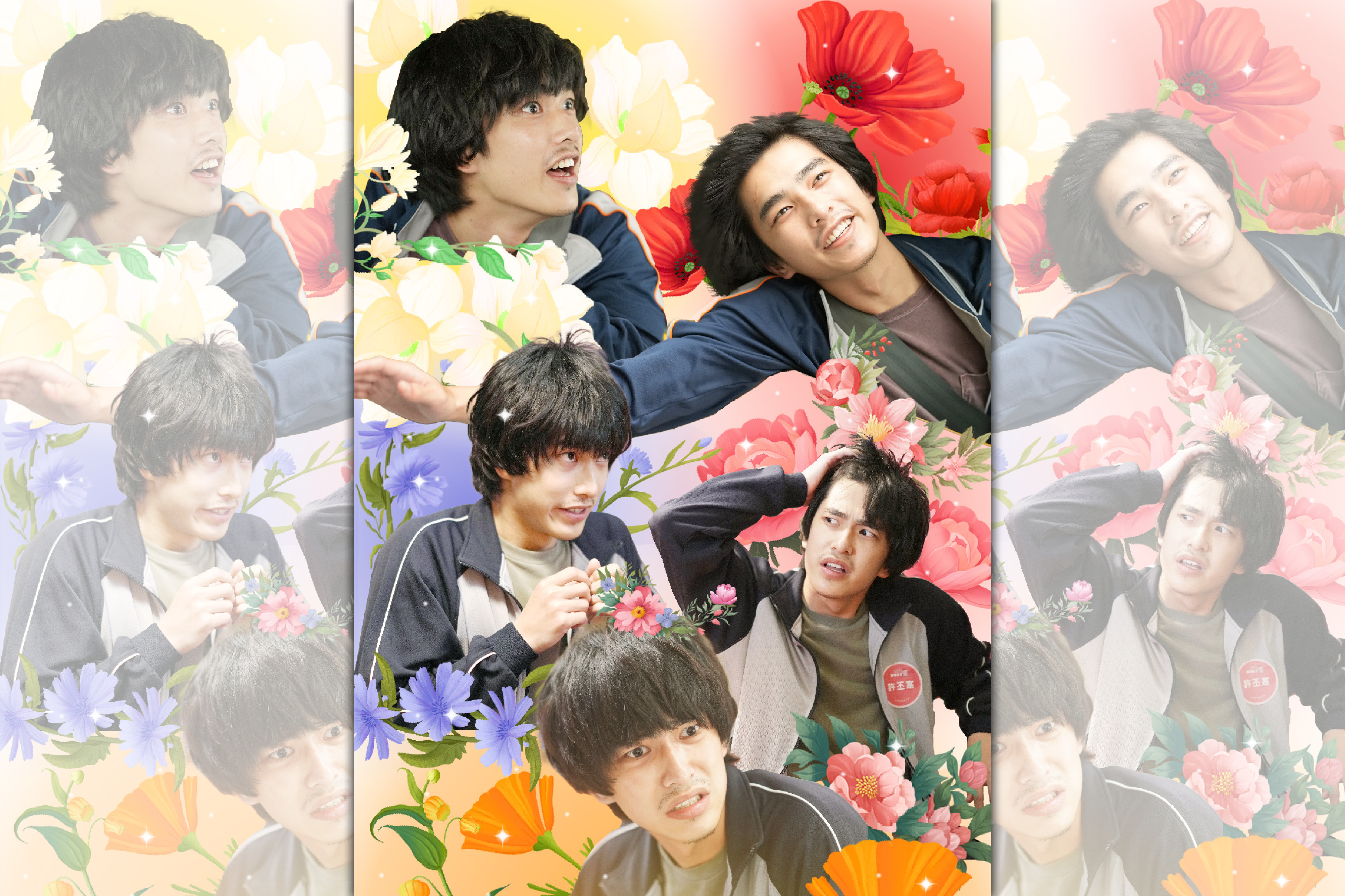 曾敬驊為喜劇電影《我的麻吉4個鬼》直播造勢，放送「阿緯擋災開運手機桌布」。（甲上娛樂提供）