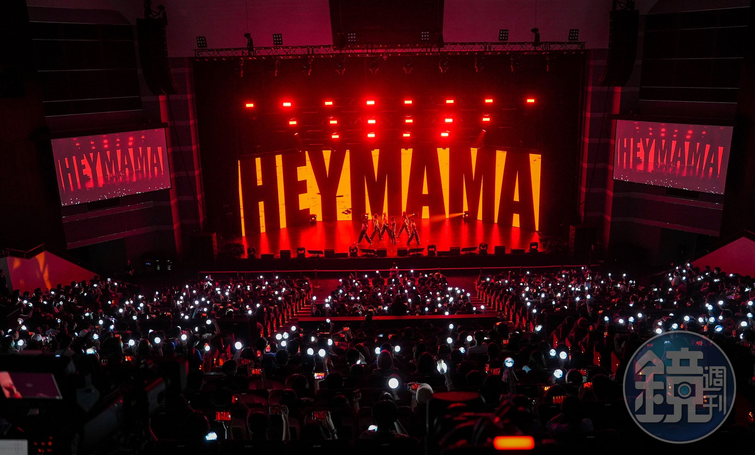 NMIXX在SHOWCASE上表演David Guetta〈Hey Mama〉，展現與平時不同的帥氣魅力。（Live Nation Taiwan提供）
