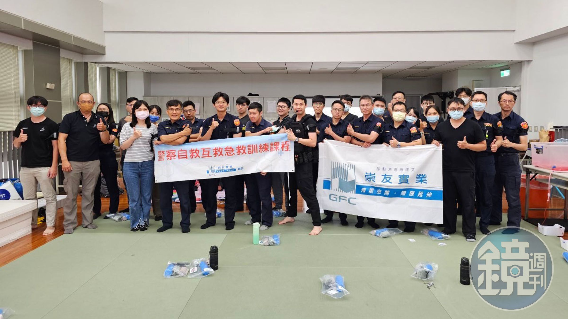 崇友實業長期關心社會議題,每年投入公益經費上千萬元。(警政署提供)