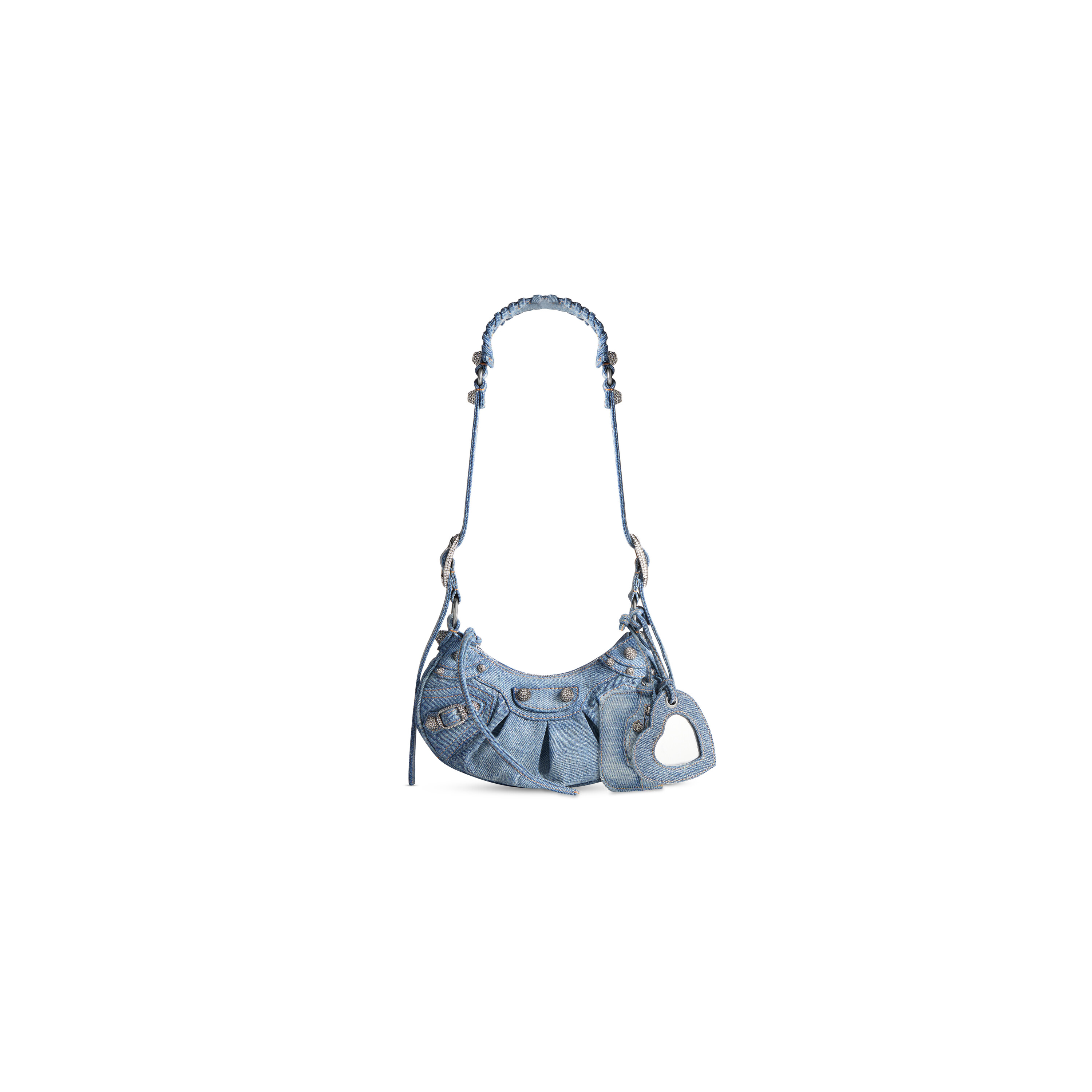 丹寧材質Le Cagole包。NT$94,000（BALENCIAGA提供）