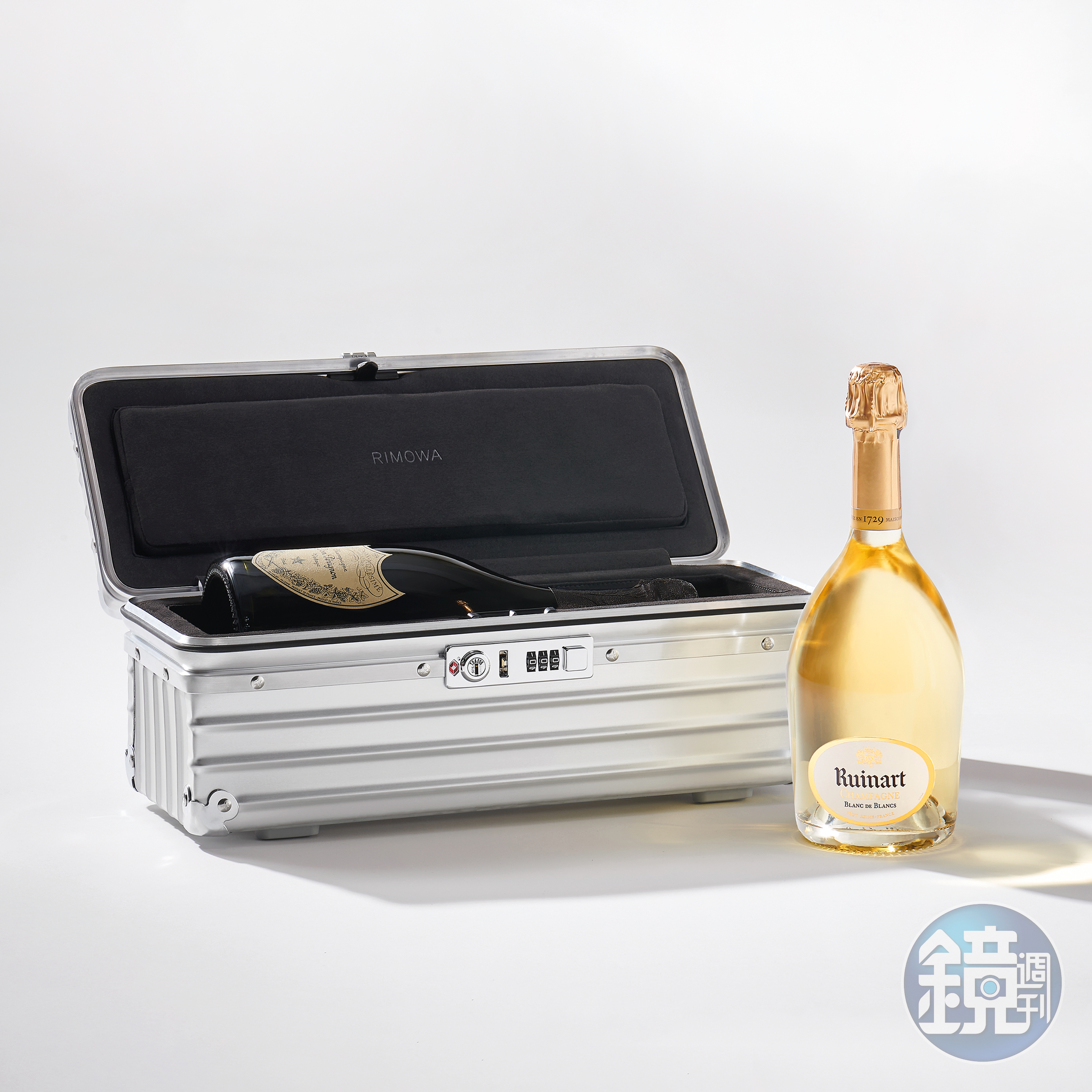 RIMOWA One Bottle Case Silver單瓶酒箱。NT$58,500(美之心提供)