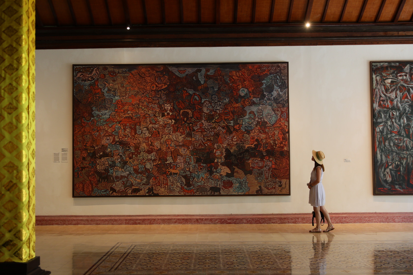 阿爾瑪美術館收藏的藝術畫作風格相當廣泛，從古至今的畫作都有。