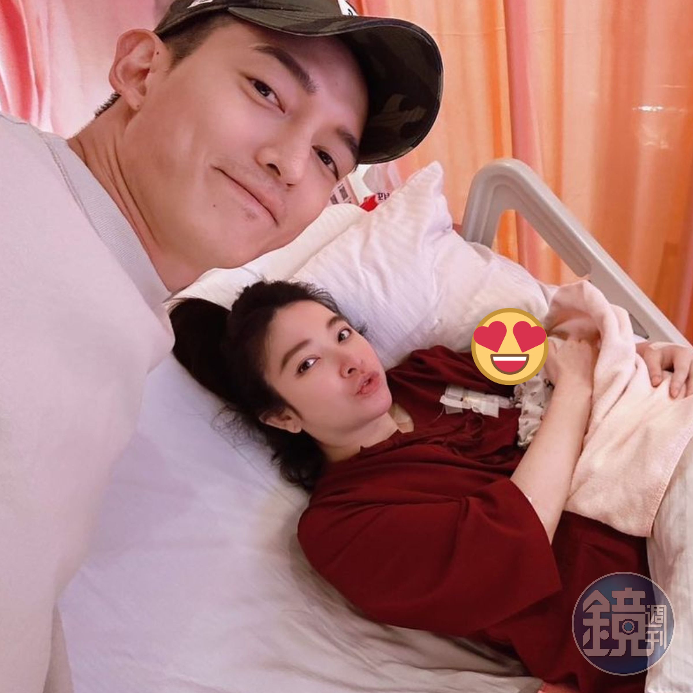 王家梁（左）、許維恩（中）與「奶醉」的女兒忒忒（右）。（翻攝自許維恩IG）