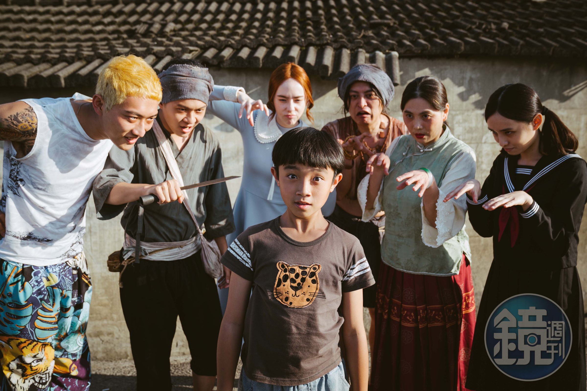 《百味小廚神第1季:中元大餐》,眾多鬼魂糾纏著擁有「陰陽眼」的小孫子,必須煮出「百味食譜」才能喚回阿公的記憶。(台北電影節提供)