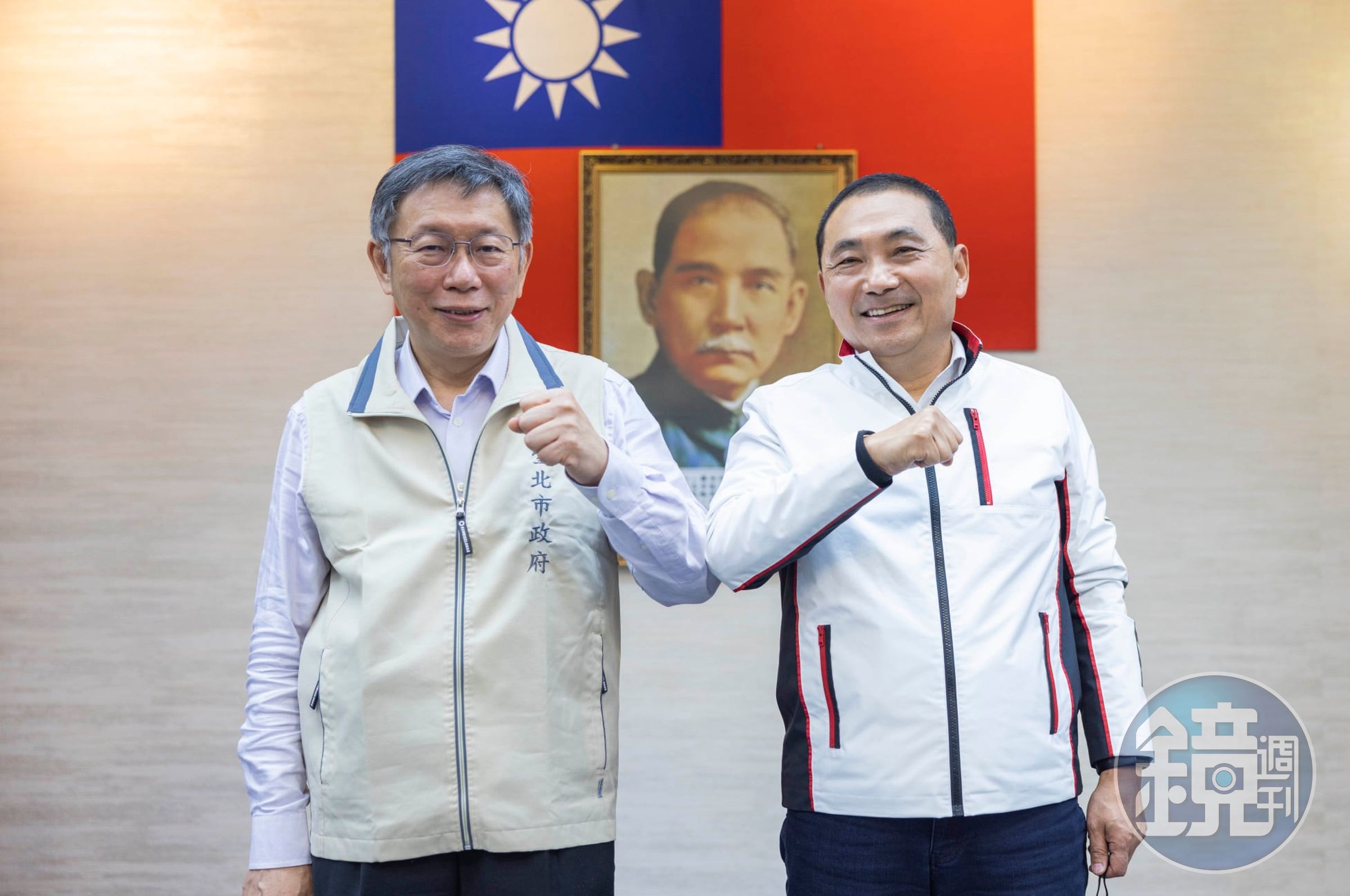 昔日雙北兄弟情為了2024年總統大選翻臉了，侯友宜與柯文哲近期為捷運誰蓋的隔空過招。（翻攝自臉書＠侯友宜）
