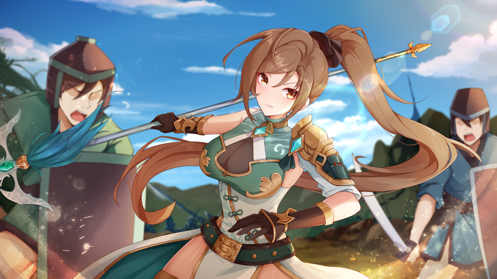 《劉嬋養成計畫》預計2024年推出，故事背景融入三國題材。（玩喵遊戲提供）