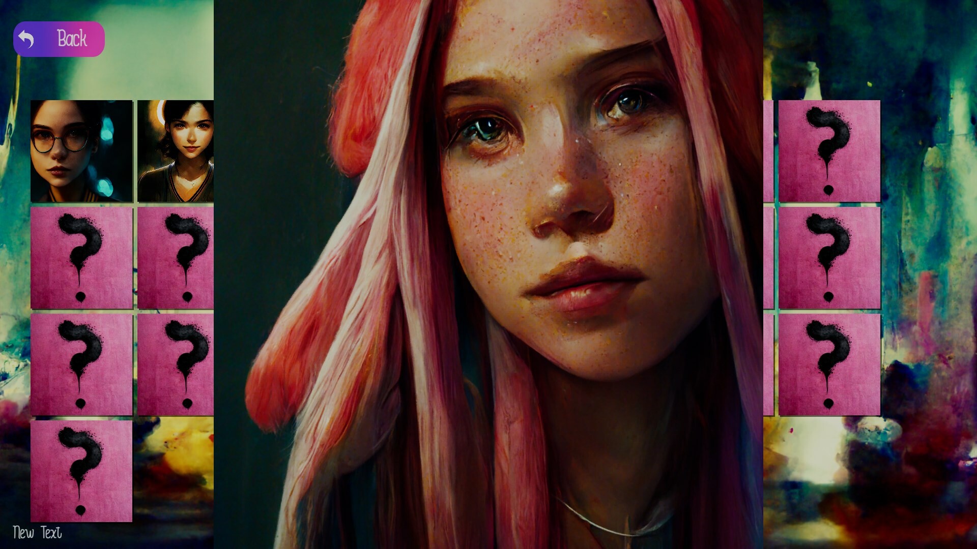 Steam目前已有多款使用AI內容的遊戲販售。圖為主打所有內容都由AI生成的遊戲《This Girl Does Not Exist》。（翻攝自Steam）