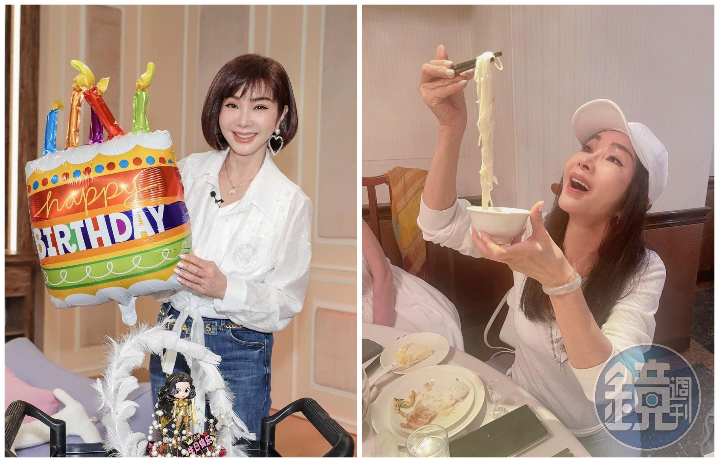 陳美鳳歡慶67歲生日。（翻攝陳美鳳臉書）
