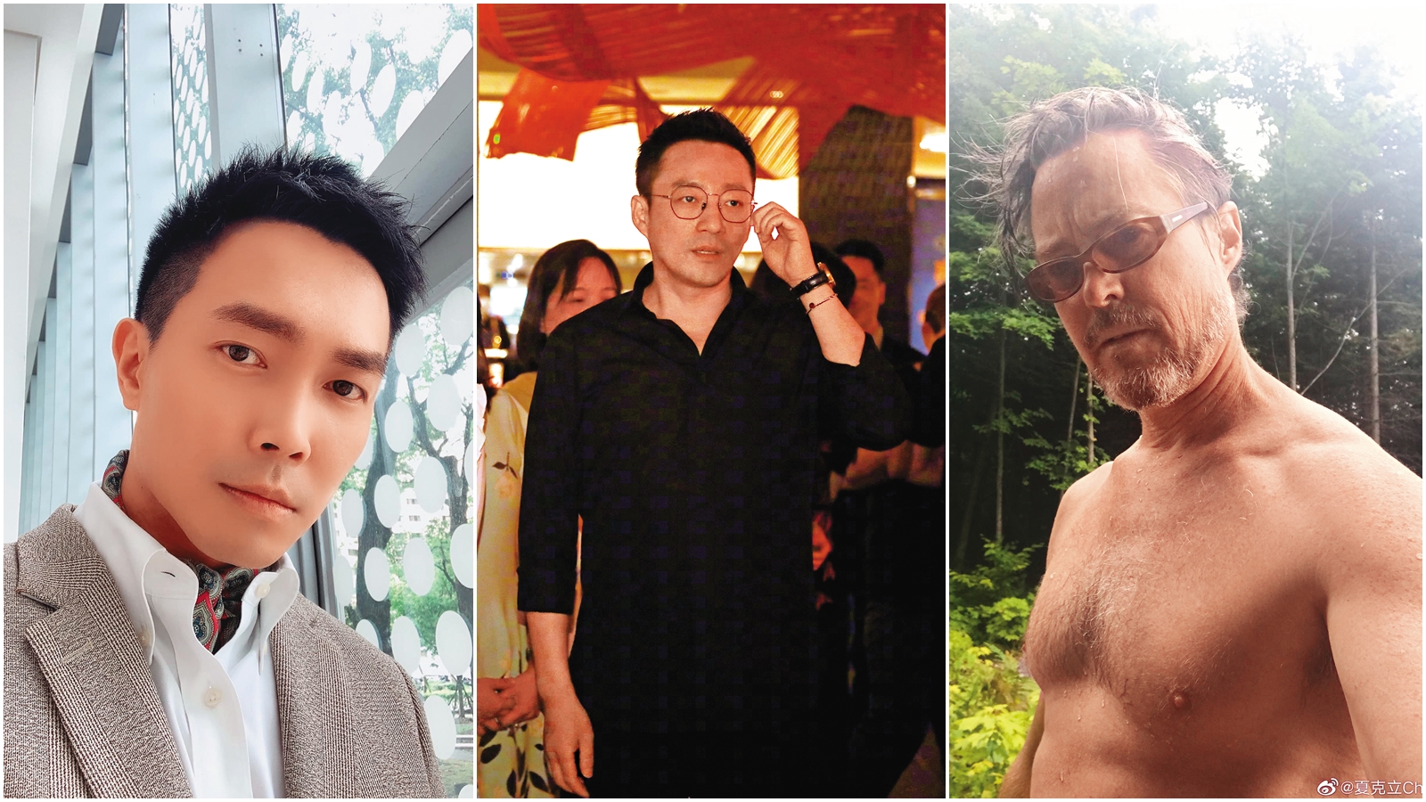 藝界不少這款男女，動口之外也會動手，自傷也傷人，都該被送去抓狂管訓班約束。（翻攝自微博、臉書）