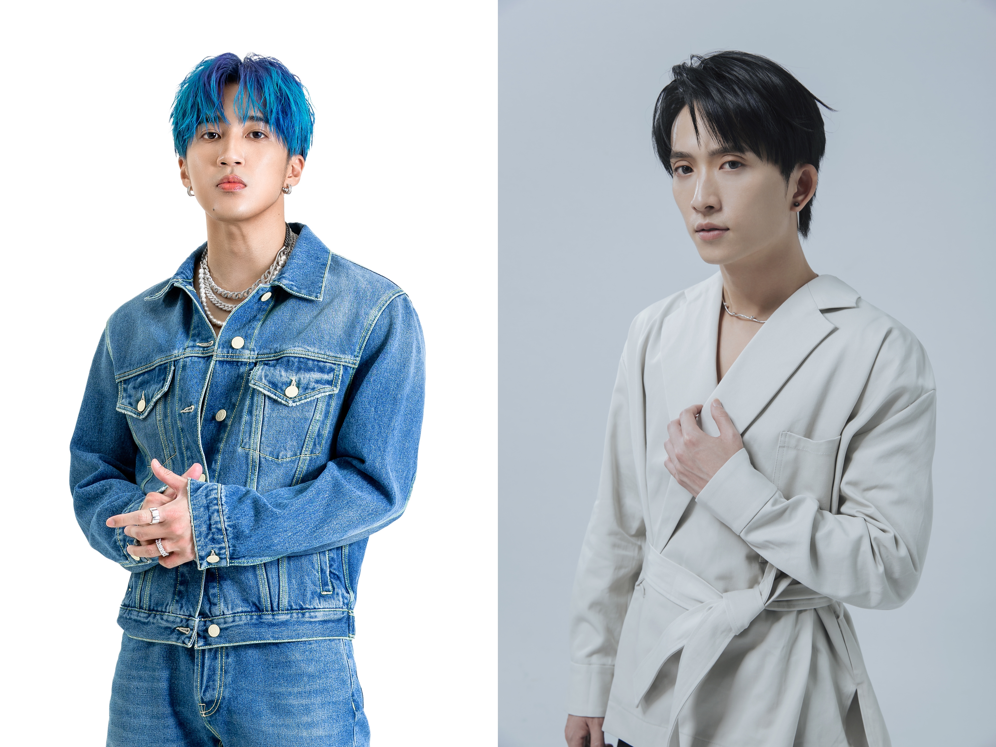 婁峻碩（左）這次準備了很多新歌，邱鋒澤（右）首次參與高雄啤酒音樂節。（寬寬整合行銷提供）