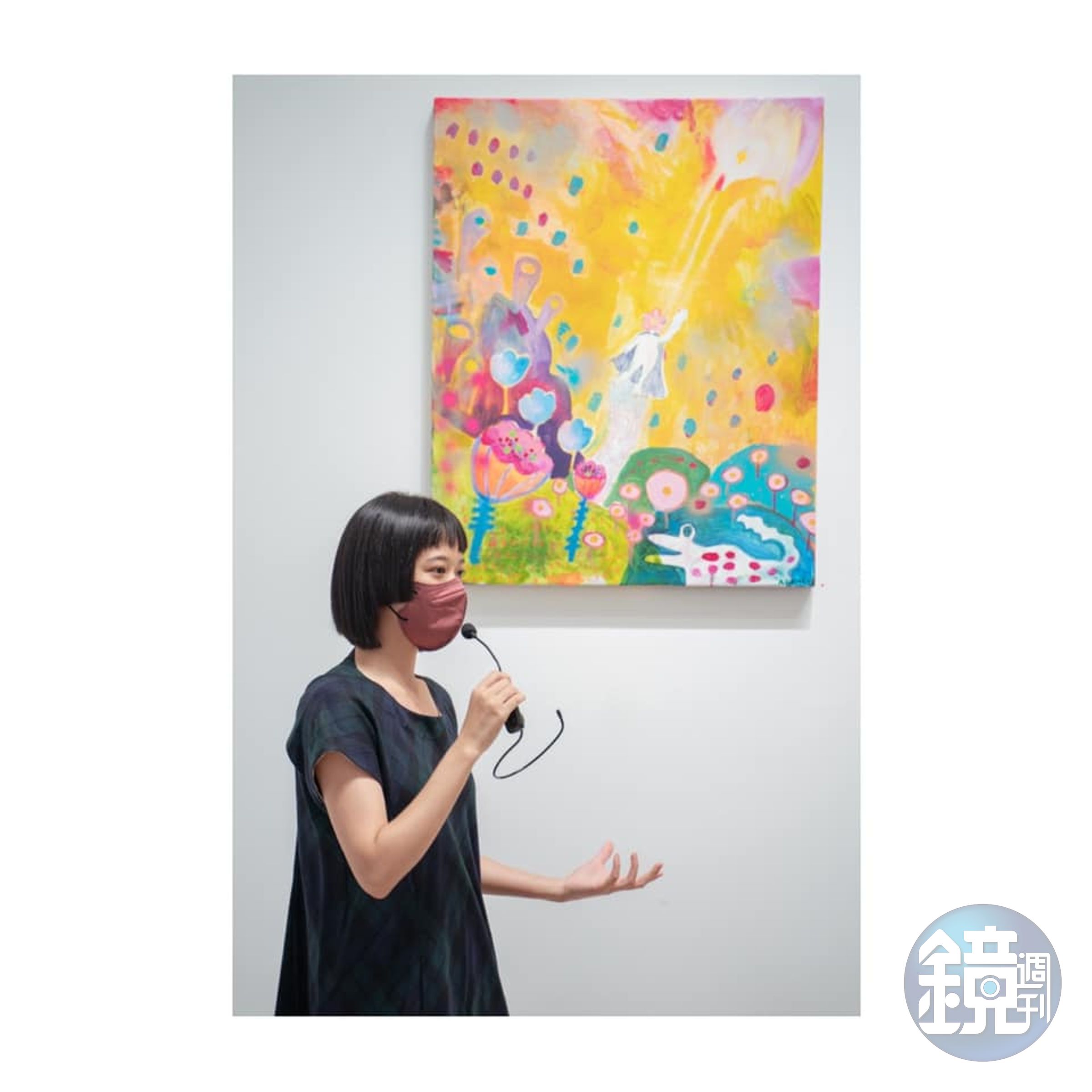 孟耿如兩年前也舉行畫展。(翻攝自臉書)