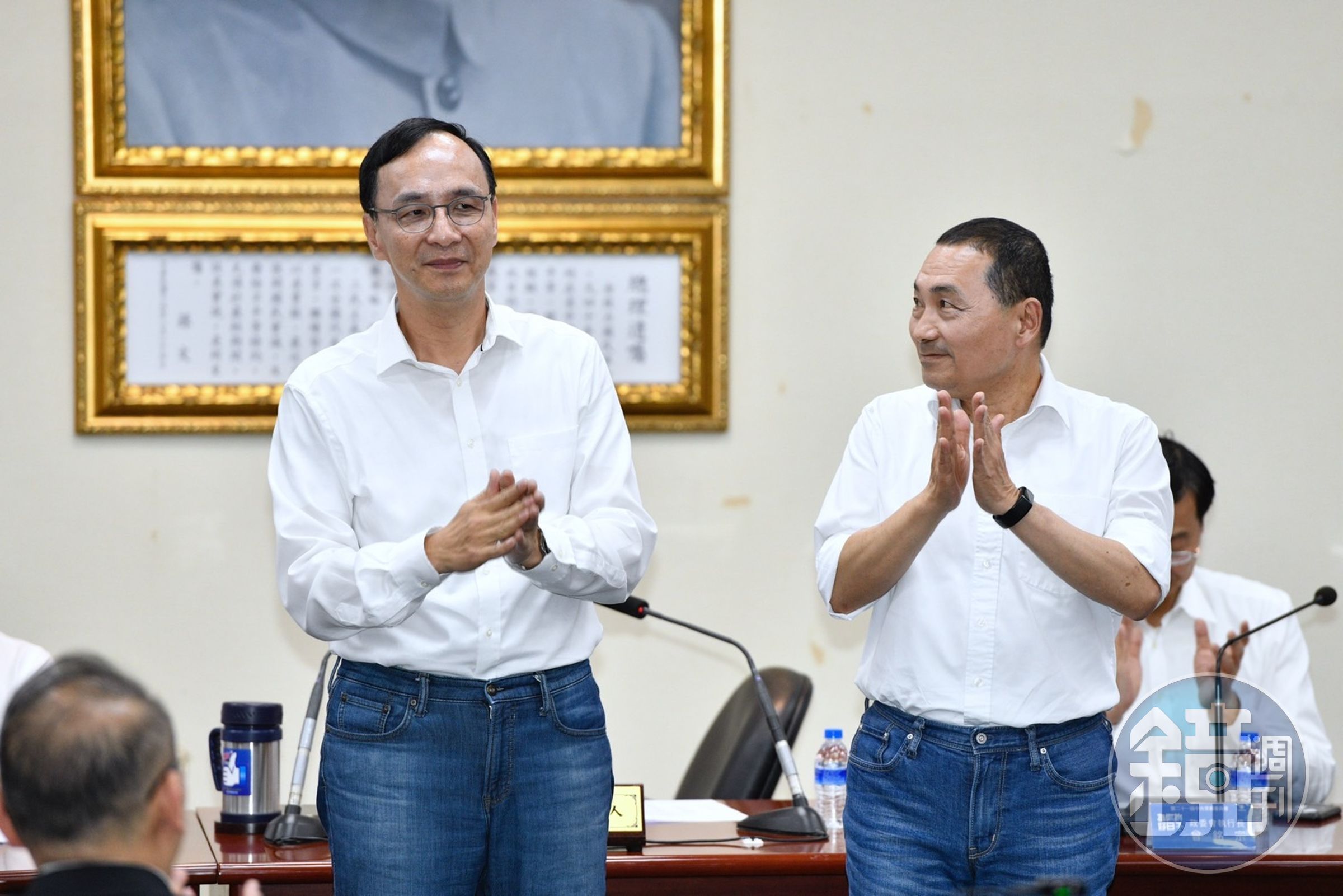侯友宜被國民黨提名參選總統後，民調不見起色，傳出中常委將向主席朱立倫提議換侯。（本刊資料照）