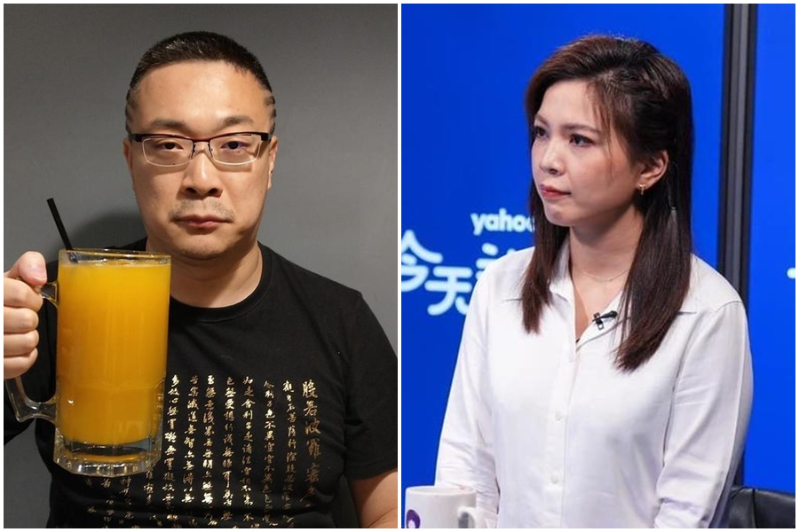 朱學恒今首度以「性騷擾案」被告身分被傳喚開庭。（左圖翻攝自朱學恒臉書，右圖翻攝自鍾沛君臉書）