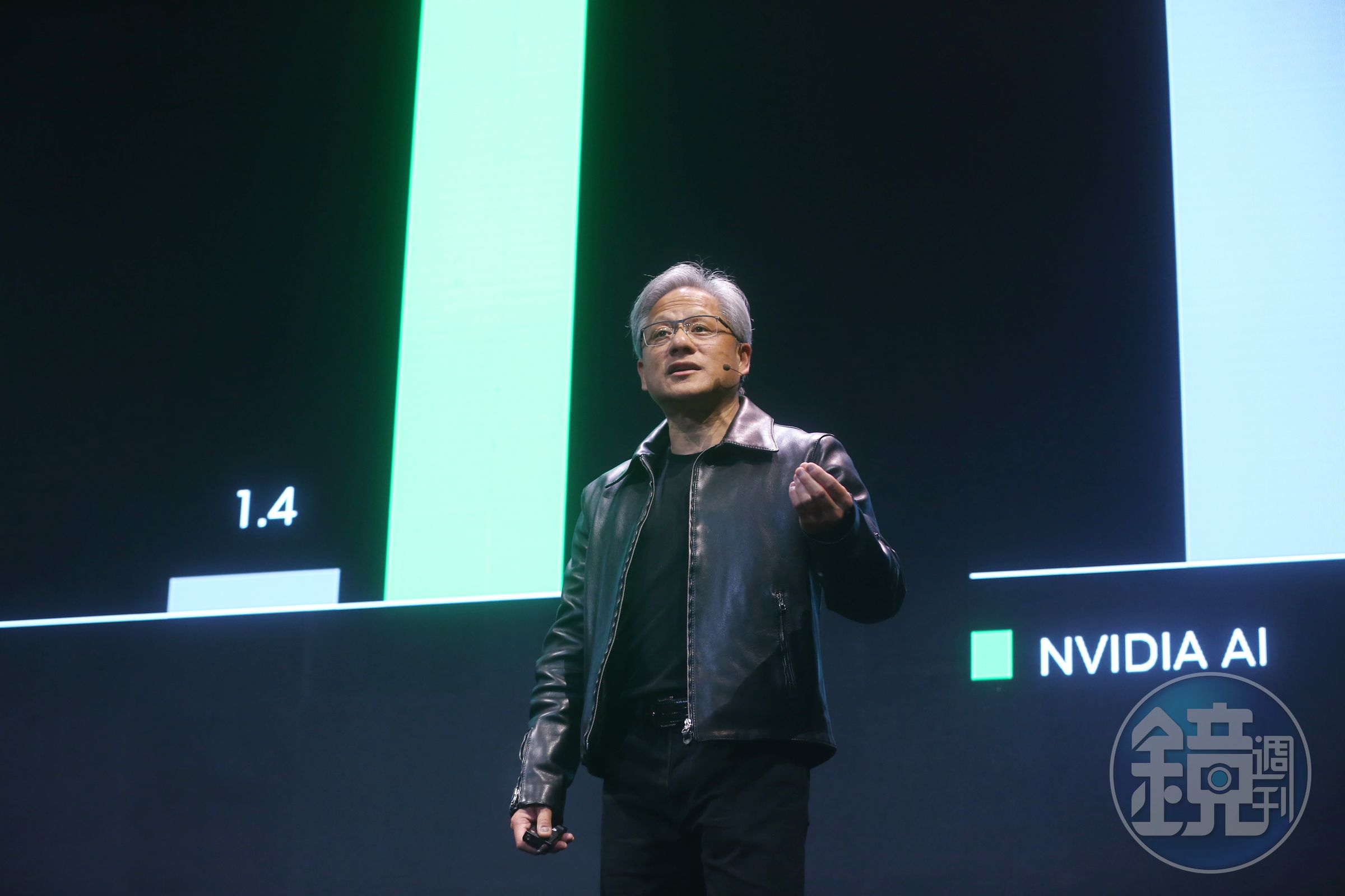 晶片大廠輝達（NVIDIA）創辦人黃仁勳直指，AI熱潮對台灣企業來說，是個千載難逢的機會。