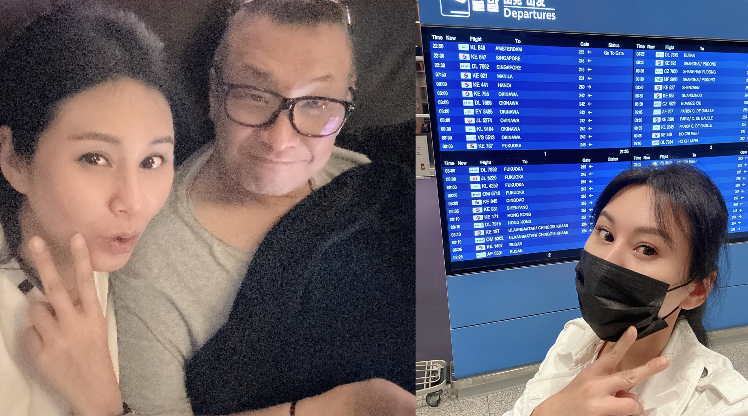 洪偉明透露，洪曉蕾在西班牙病倒前就已不舒服了。（翻攝臉書）