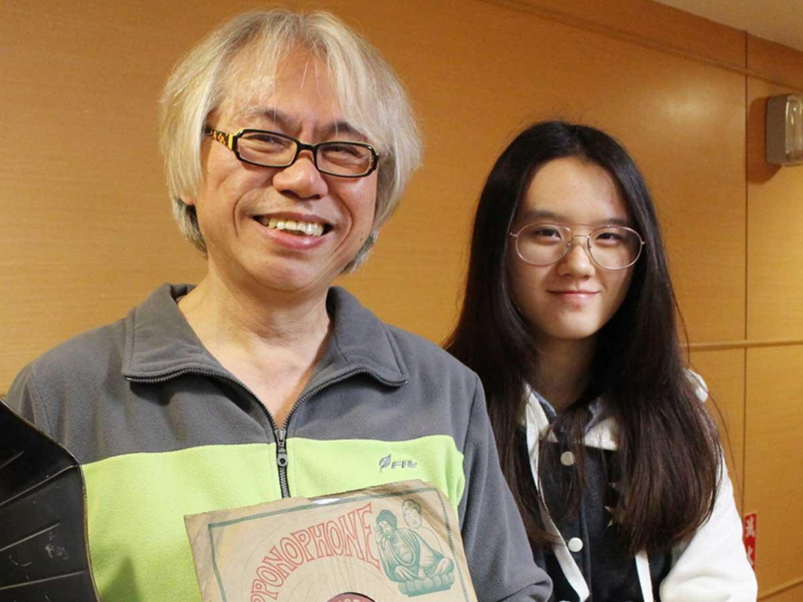 李坤城與林靖恩的「爺孫戀」，在男方離世後仍不得安寧，兒子很看不爽後媽。（翻攝臉書）