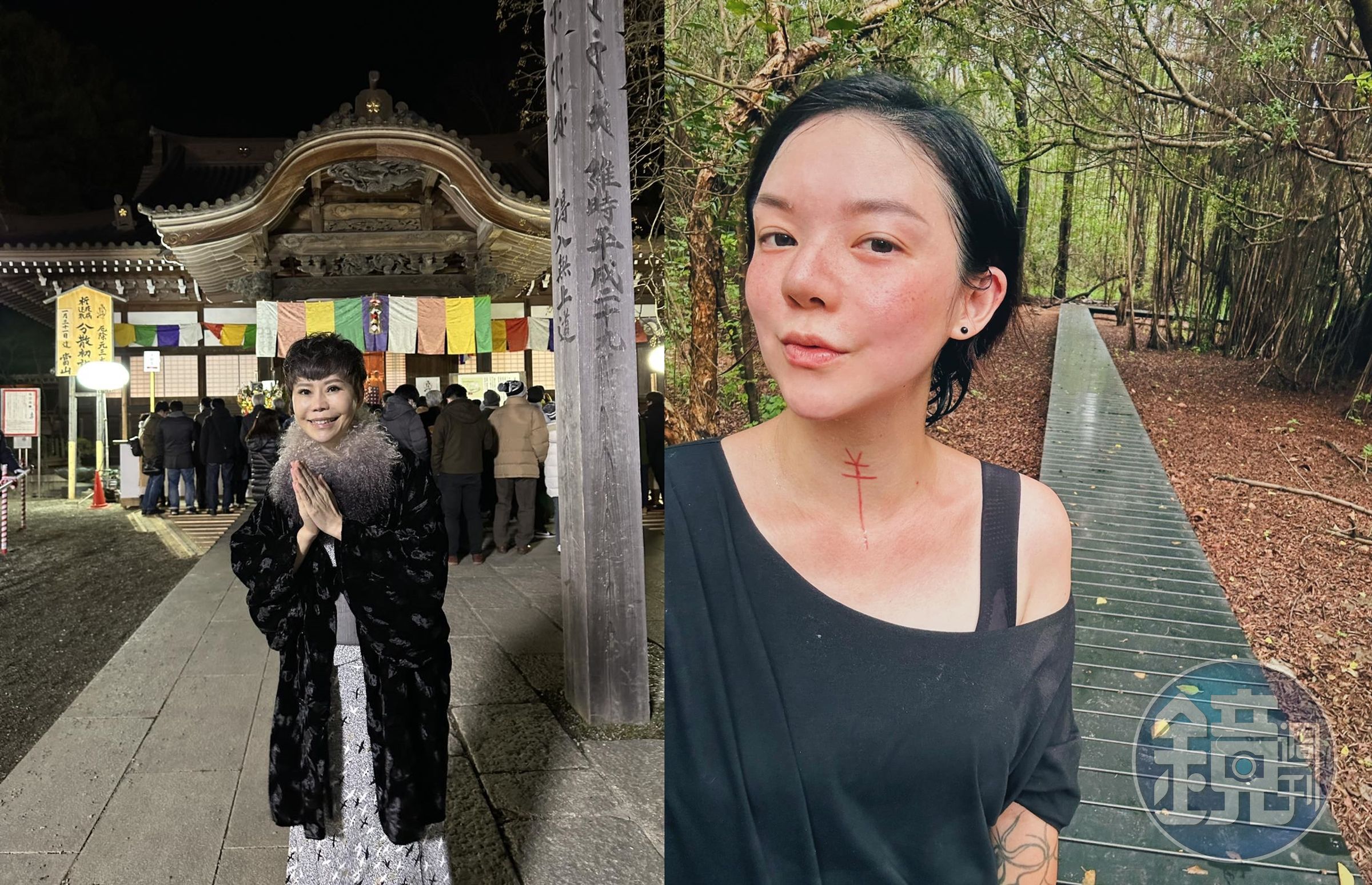 詹雅雯、歐陽靖（右）對於李玟死訊在網路上發表文章抒情。（翻攝臉書）