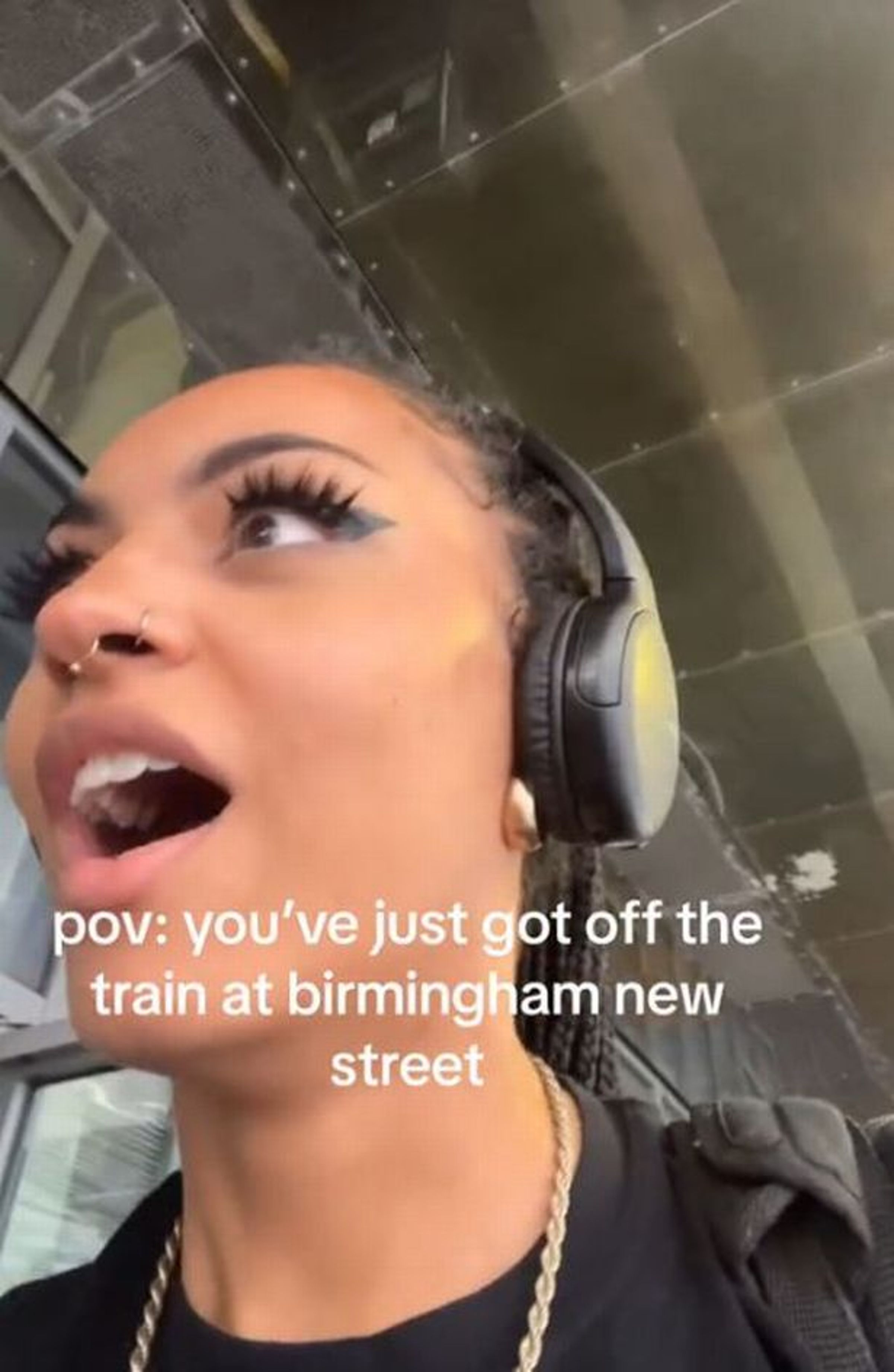 盧蜜爾看到這一幕驚呆了。(翻自TikTok)