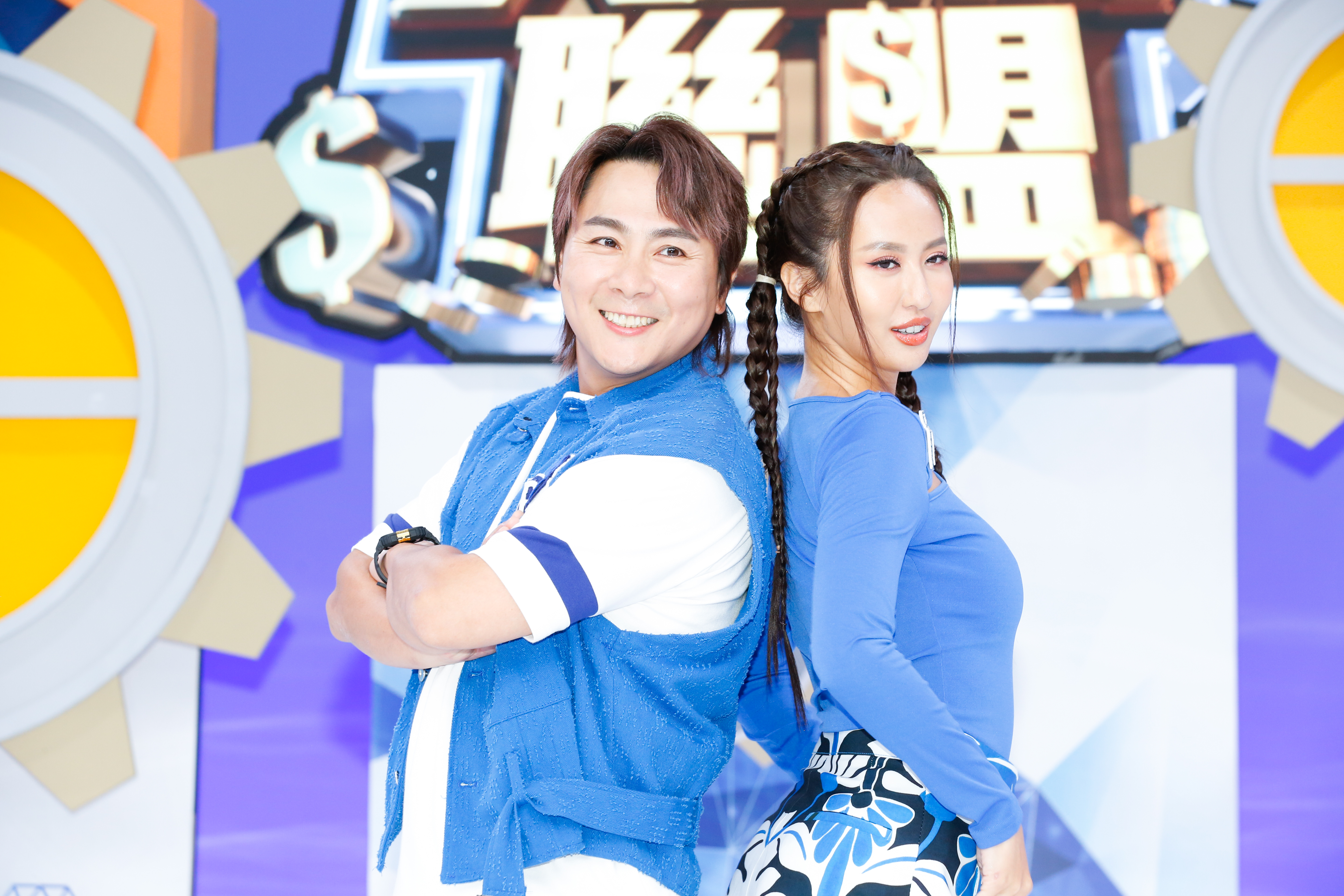 王仁甫（左）、薔薔（右）首合體今進棚錄影。