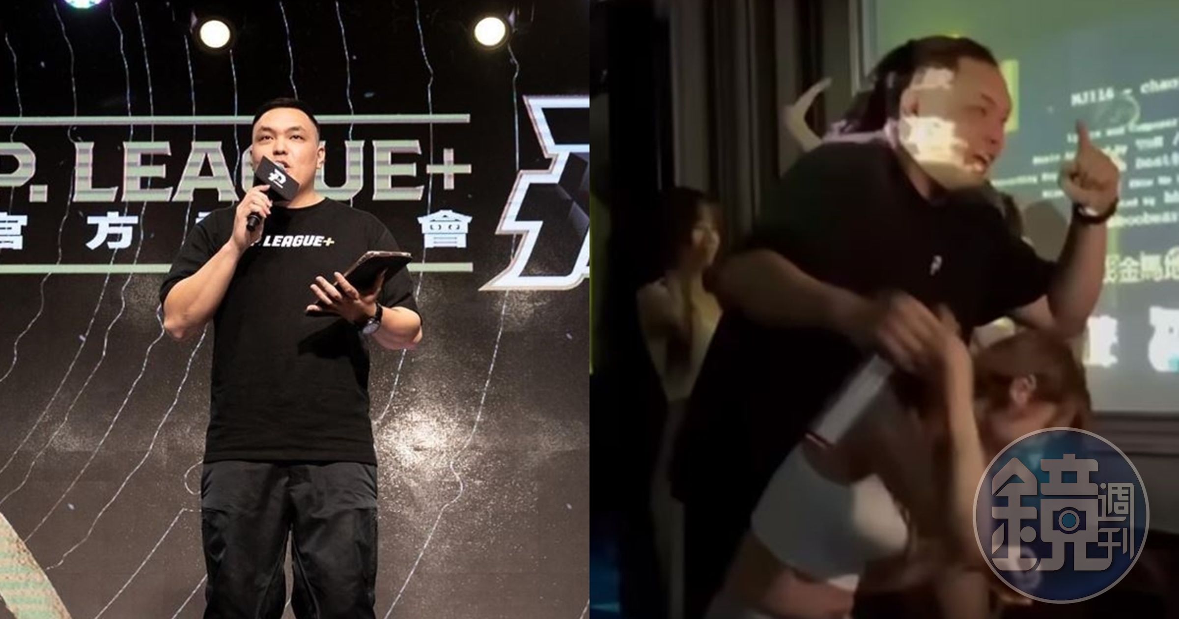PLG代理執行長周崇偉才上任2天，就被爆出性騷啦啦隊長。（翻攝自周崇偉IG、黃揚明臉書）