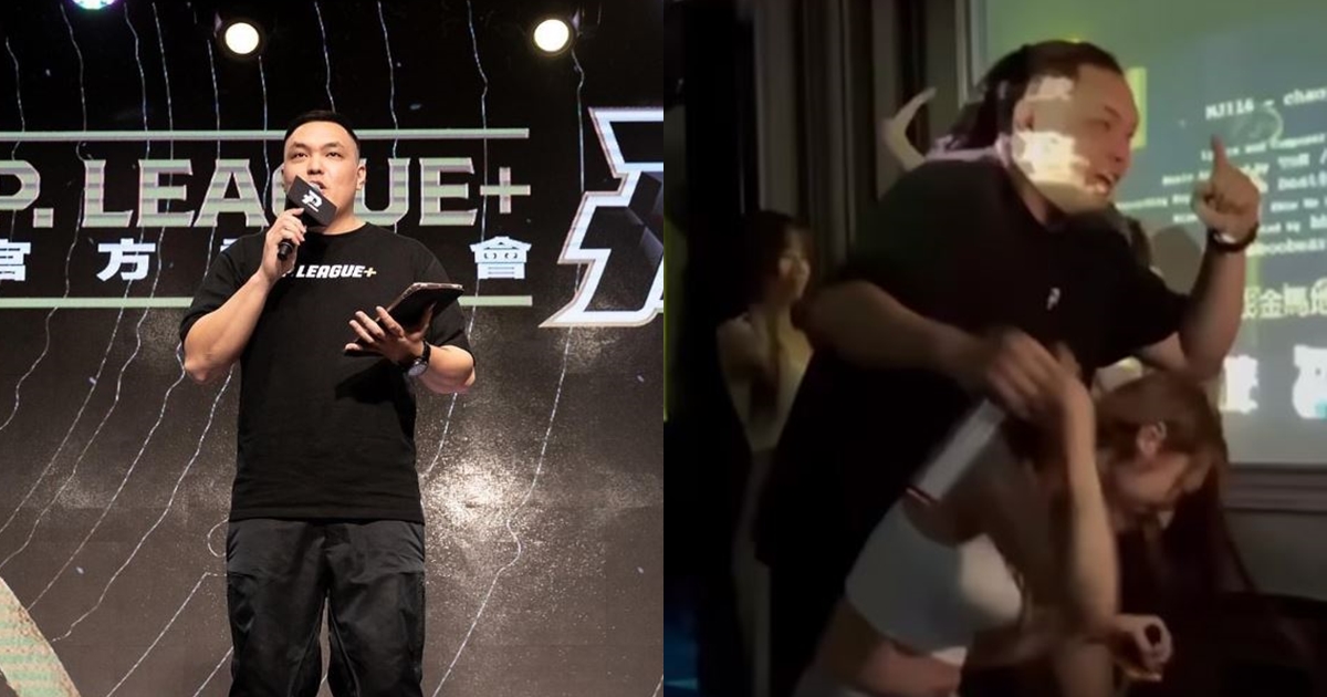 PLG代理執行長周崇偉才上任2天，就被爆出性騷啦啦隊長。（翻攝自周崇偉IG、黃揚明臉書）