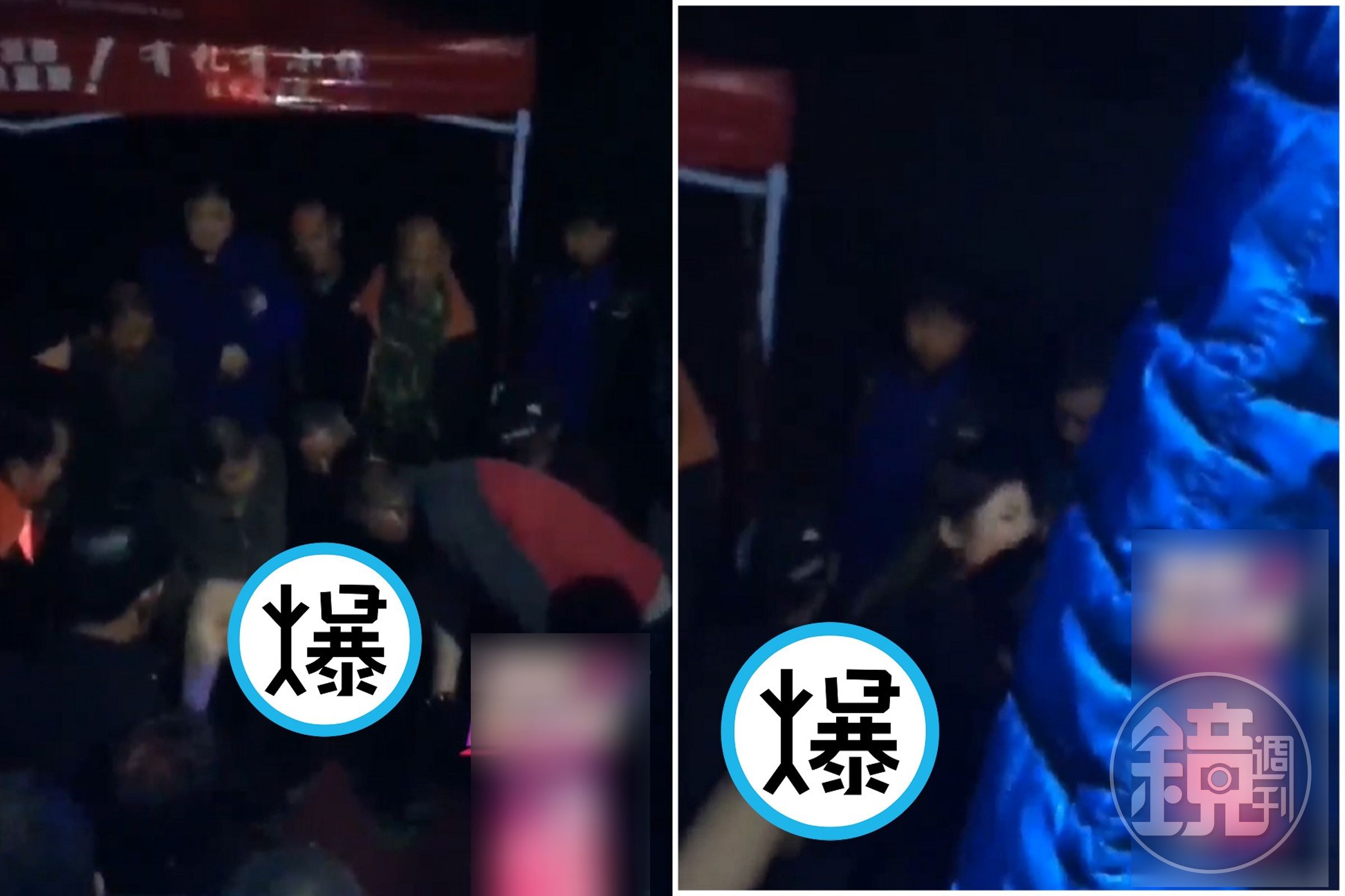中國農村真的嗨！妹子裸體表演絕技，阿公們集體近距離「深入研究」更勝老司機。（翻自《51吃瓜網》）