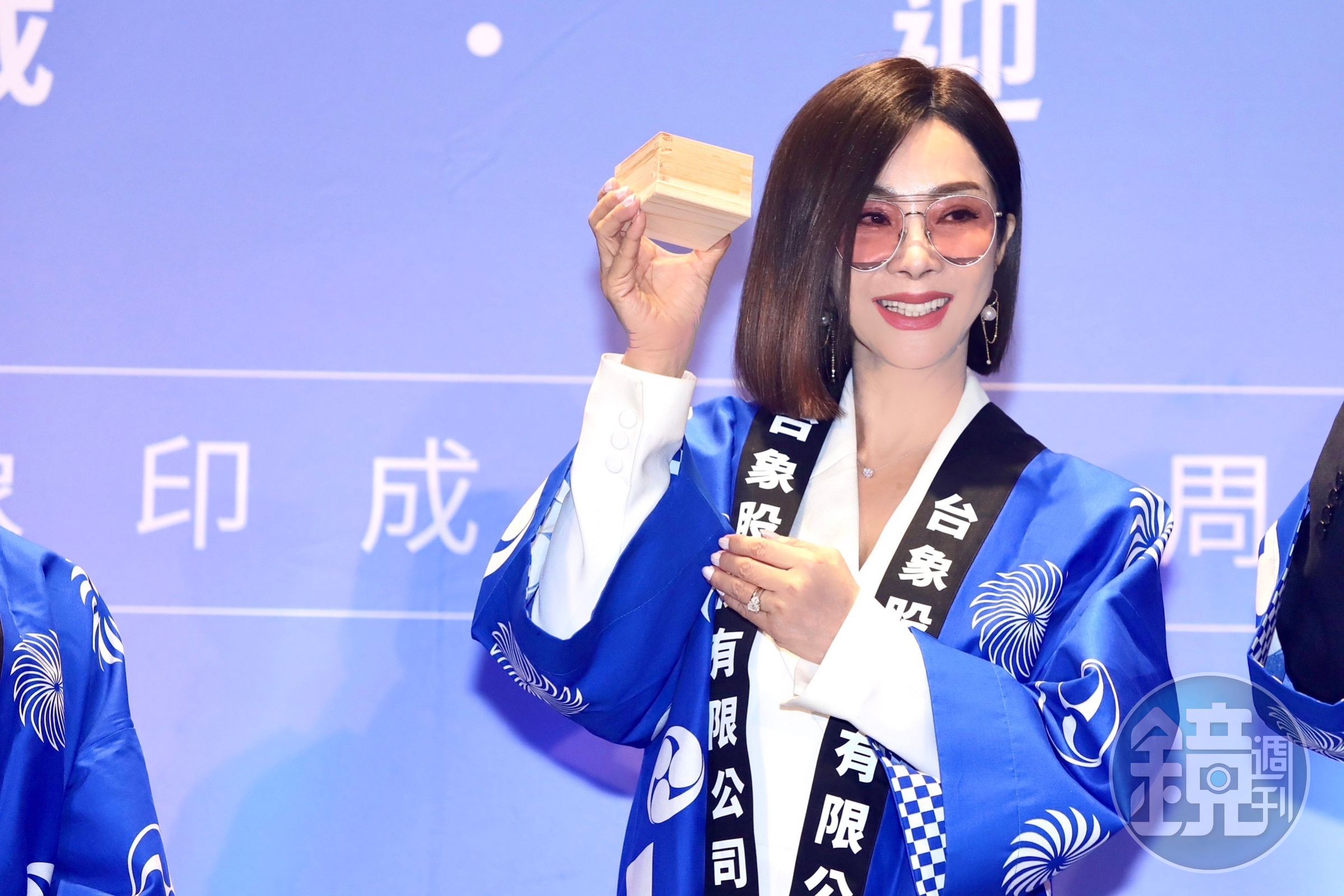 陳美鳳出席台灣象印20週年酒會活動。（民視提供）