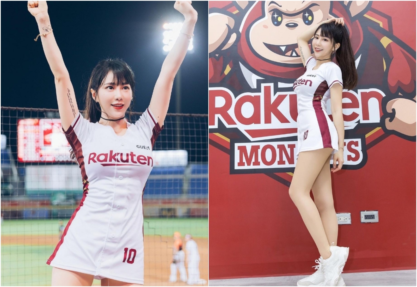 梓梓「回娘家」擔任一日應援。（翻攝自梓梓IG）