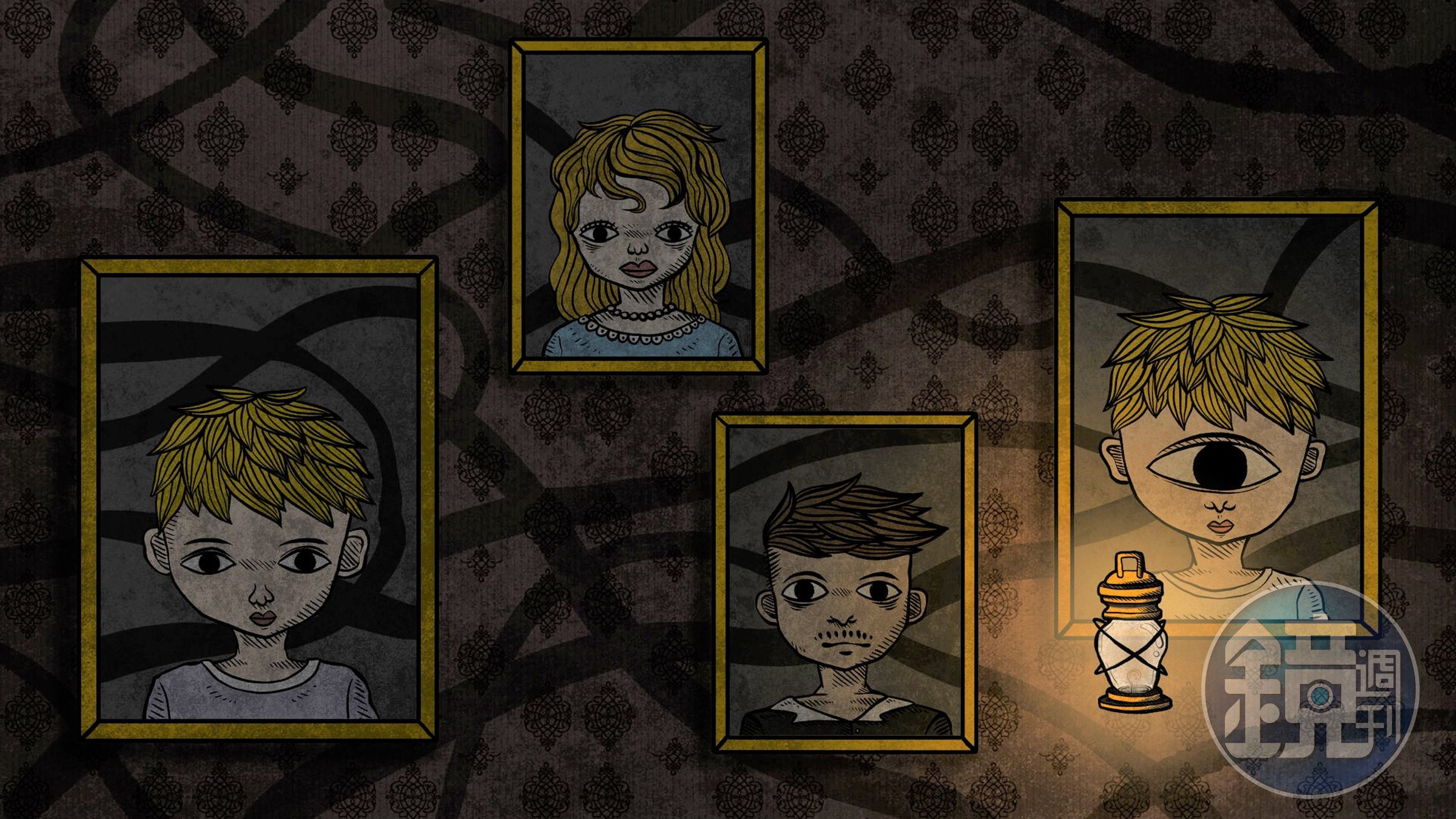 《人生畫廊》主打「一幅畫一種解謎方式」，用50幅畫作串起故事。（翻攝自Steam）
