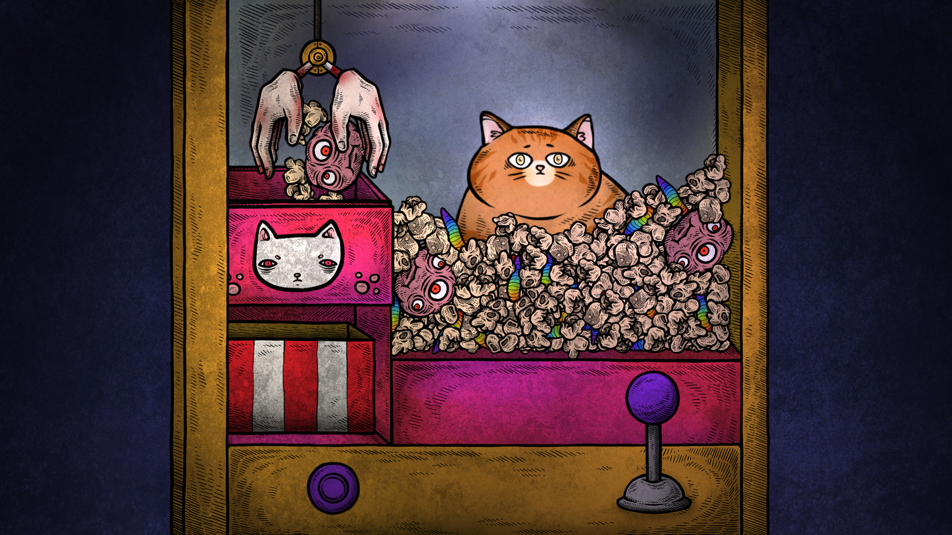 《貓博物館》加入可愛的貓咪元素,受到玩家喜愛。(翻攝自Steam)