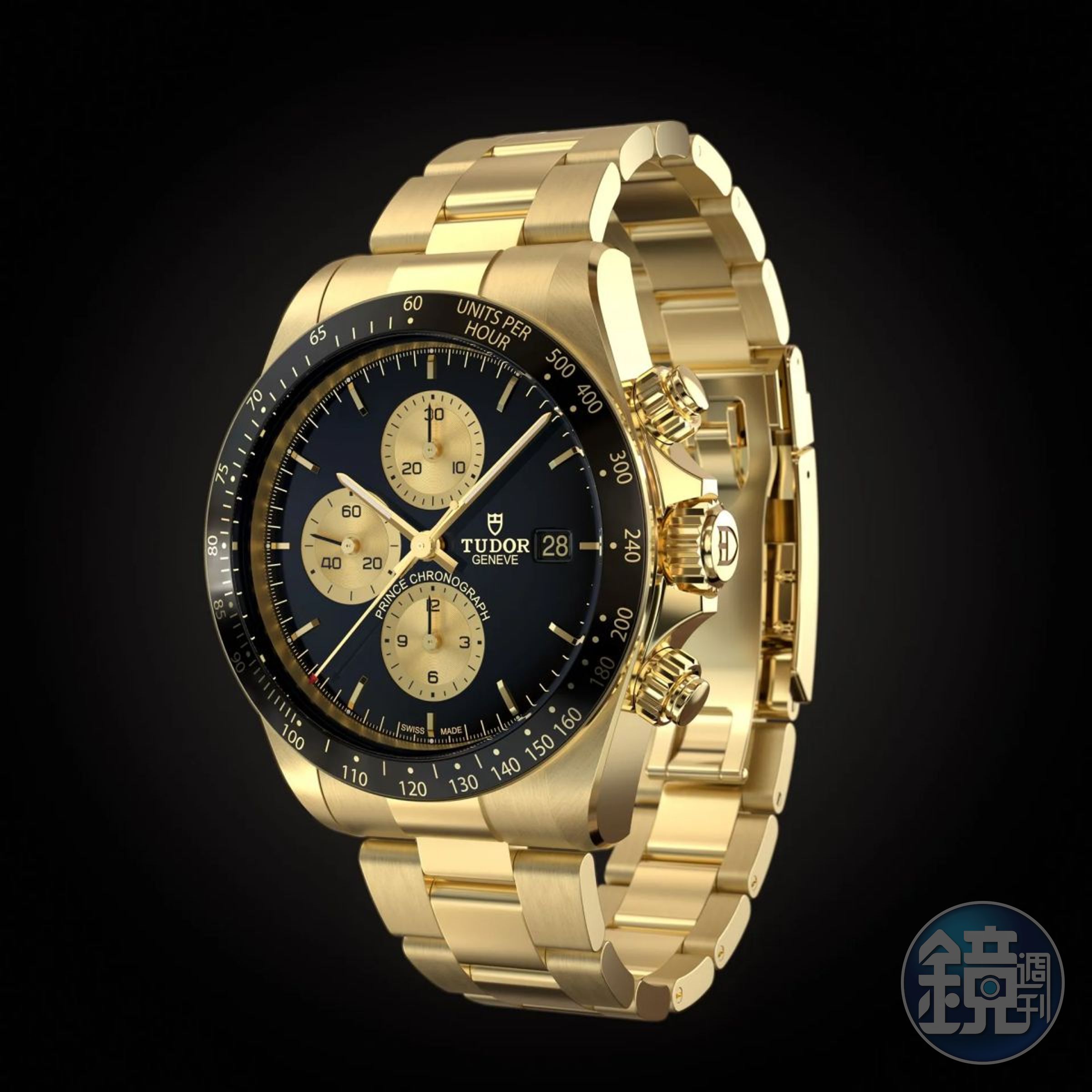 帝舵（TUDOR）為Only Watch製作這款Prince Chronograph One，搭載品牌史上第一枚自製Cal.MT59XX導柱輪計時機芯，並安裝在著名的Big Block「大塊頭」錶殼之上，還採用全18K黃金材質。估價約2.5萬至3.5萬瑞士法郎。
