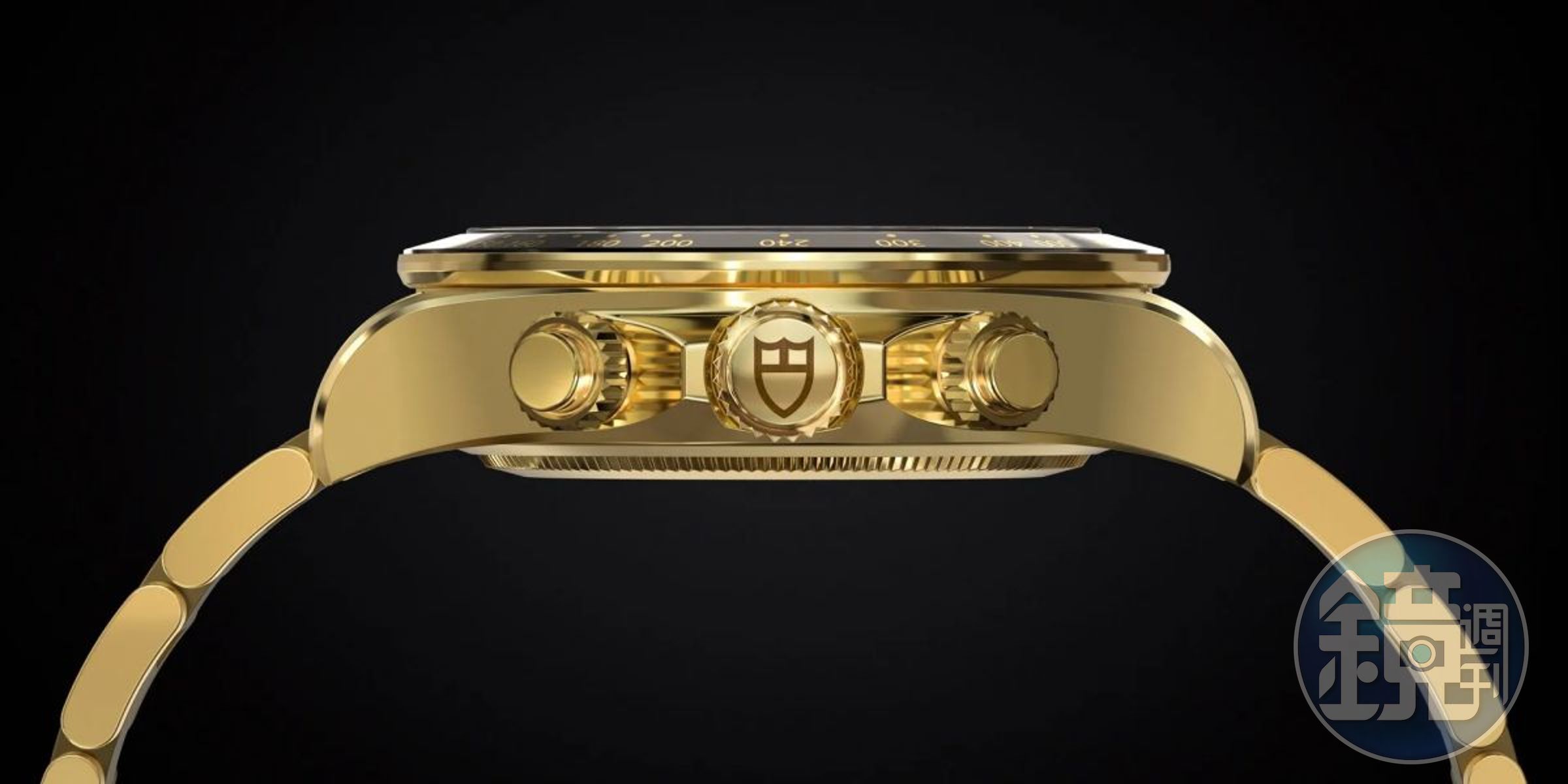 帝舵過去為Only Watch製作的錶款，只有陶瓷、青銅或不鏽鋼，而這一次採用了全18K黃金材質，也讓此錶的估價，成為歷年來最貴的TUDOR Only Watch錶款。