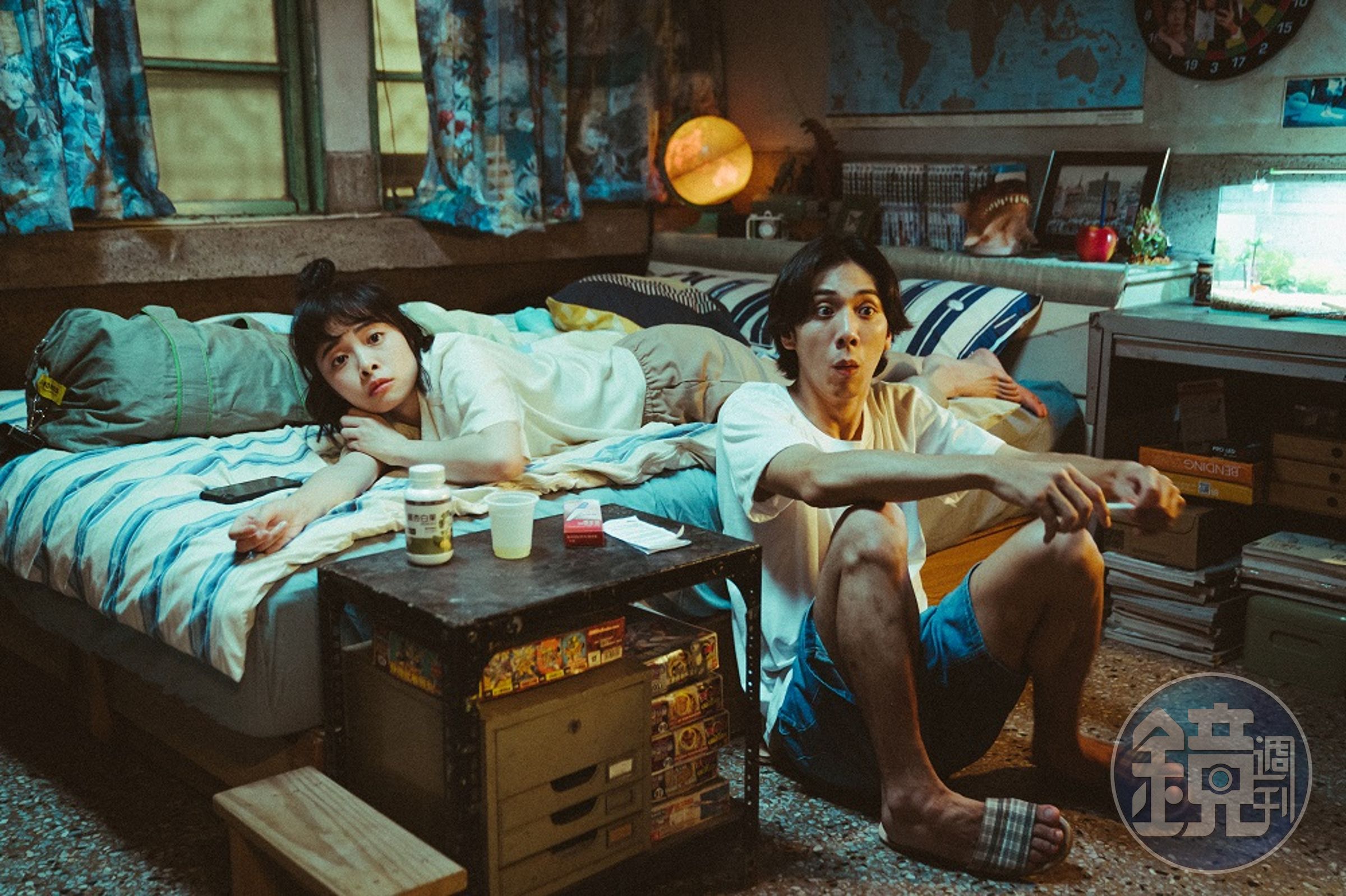 潘客印執導的喜劇短片《有了》由游珈瑄（左）、曾皓澤主演。（公視提供）